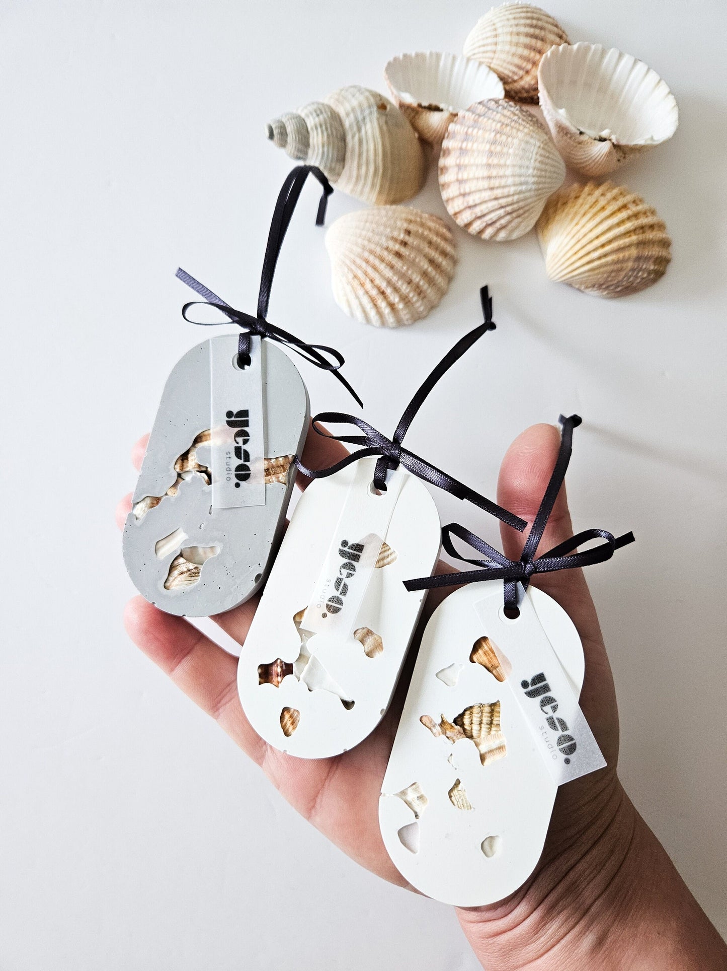 YESOstudio Sea Shells Aroma Stone Tag Diffusers
