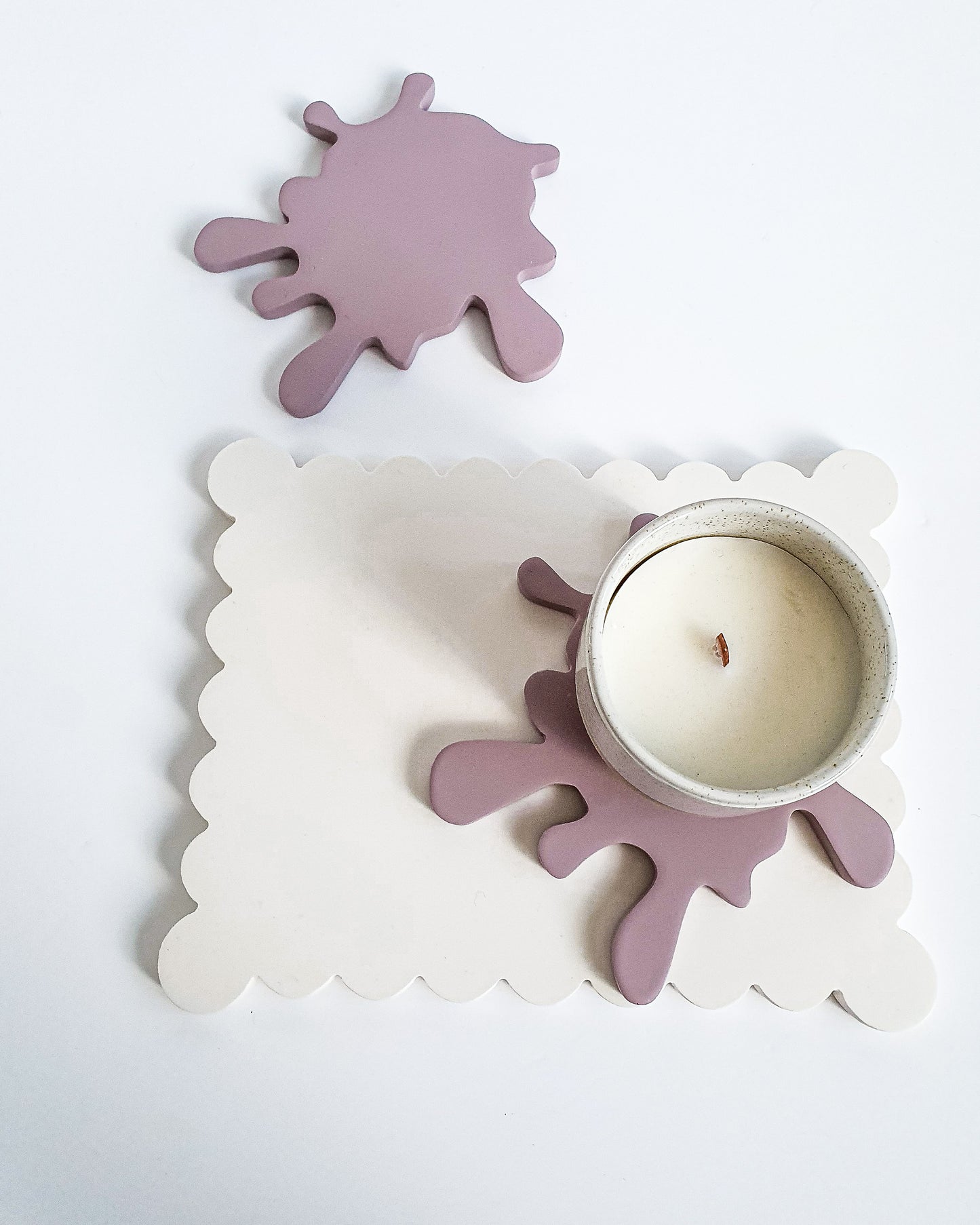 Splash-Shaped Coasters Set