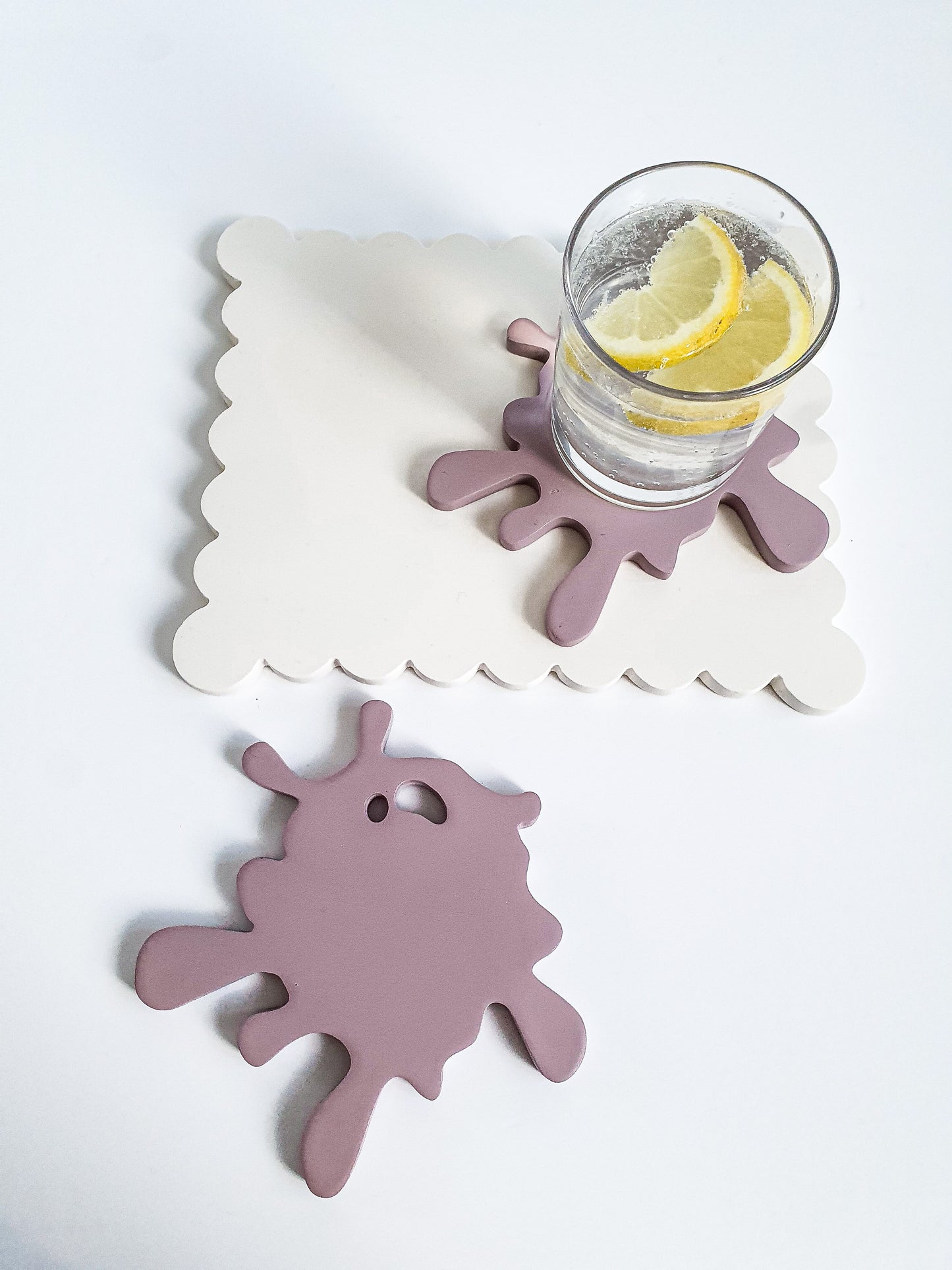 Splash-Shaped Coasters Set