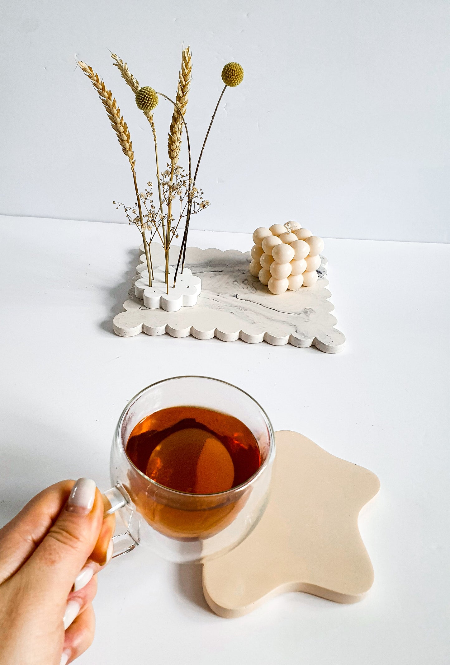 Irregular Puddle-Shaped Drink Coasters