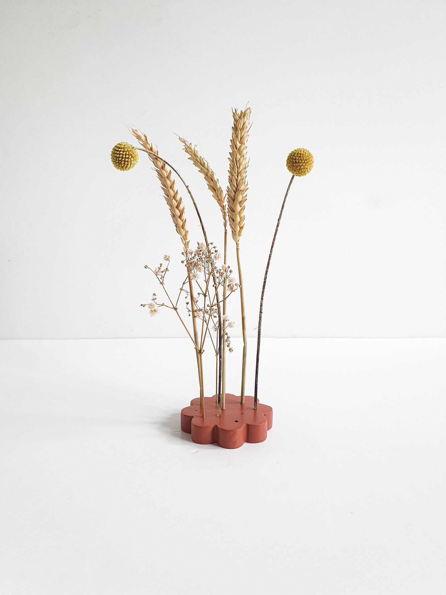 YESOstudio Dried Flower Scallop Stand – Elegant Floral Display