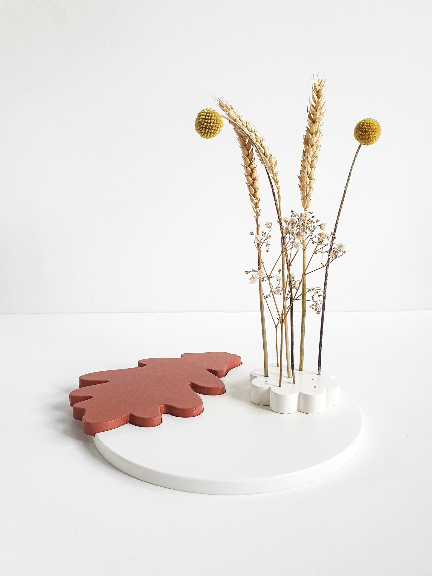 Oak Leaf Nesting Tray and Coaster Set