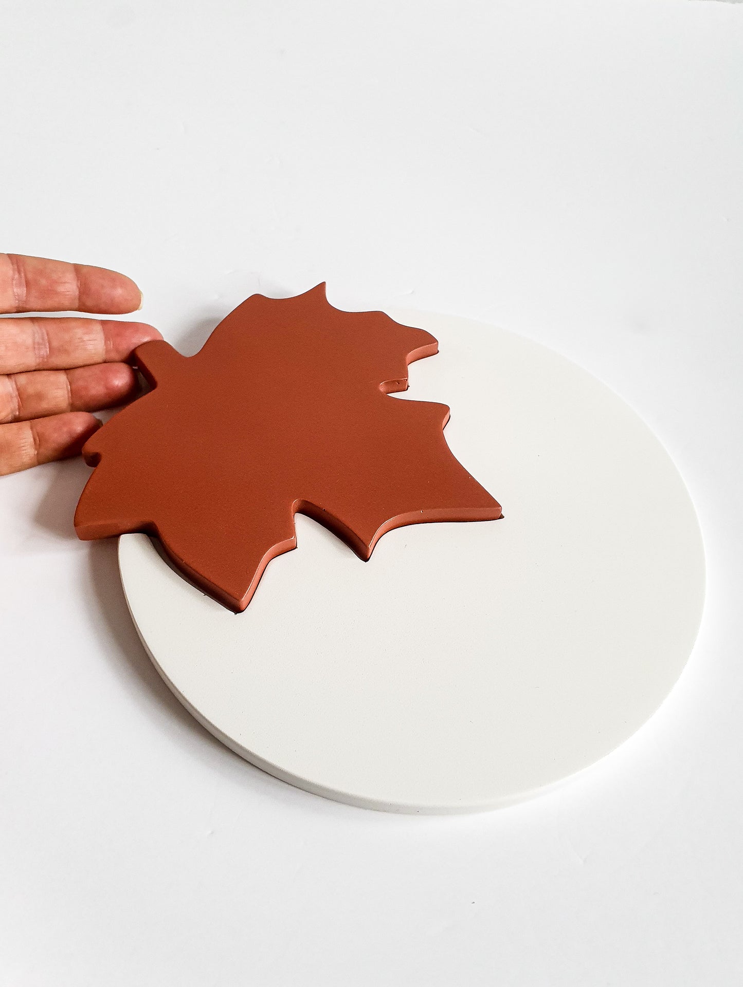 Maple Leaf Nesting Tray and Coaster Set