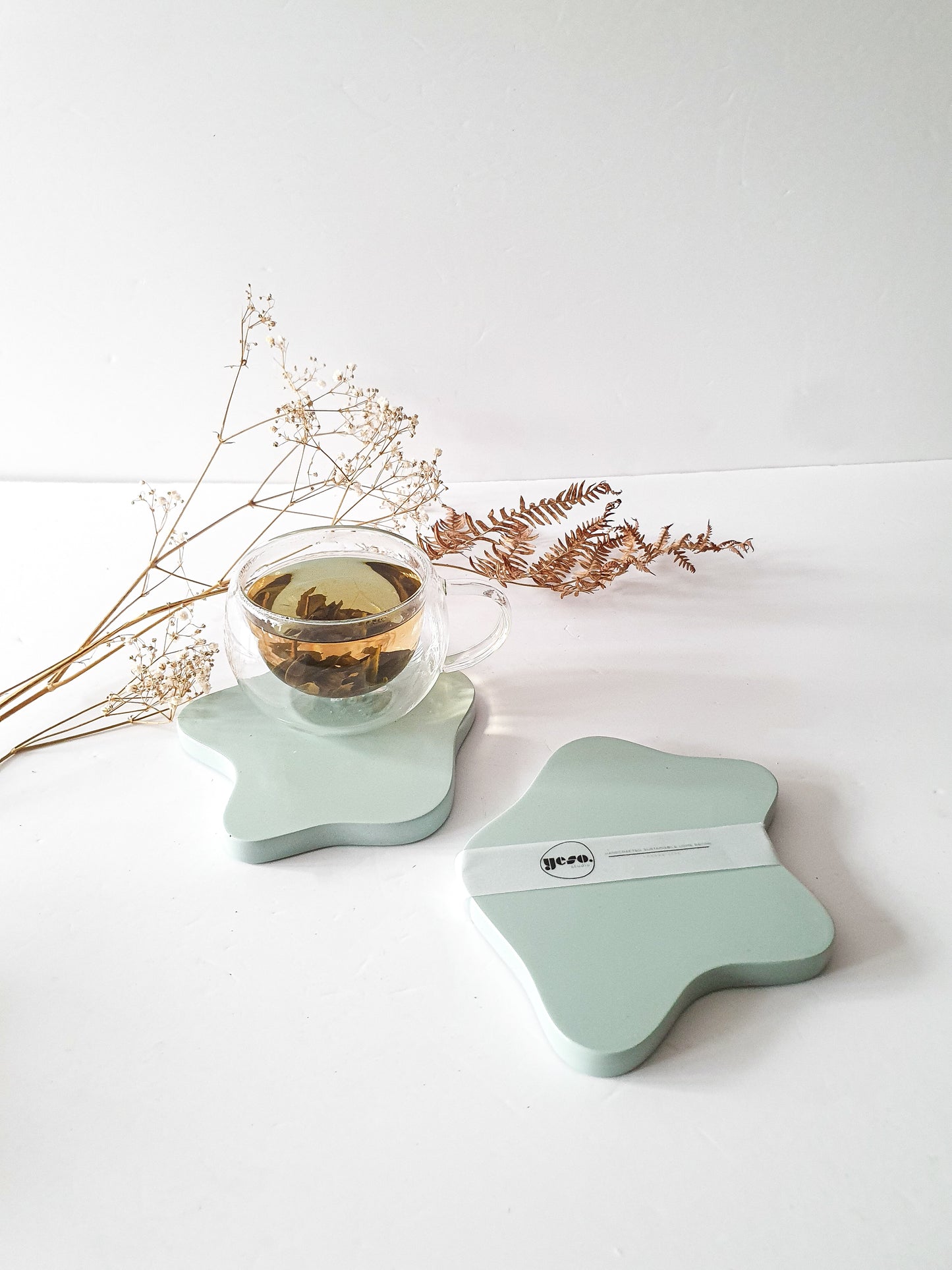 Irregular Puddle-Shaped Drink Coasters