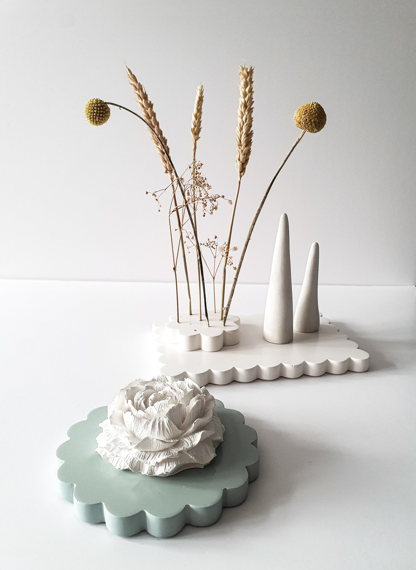 Organic Free Form Ring Cones Set