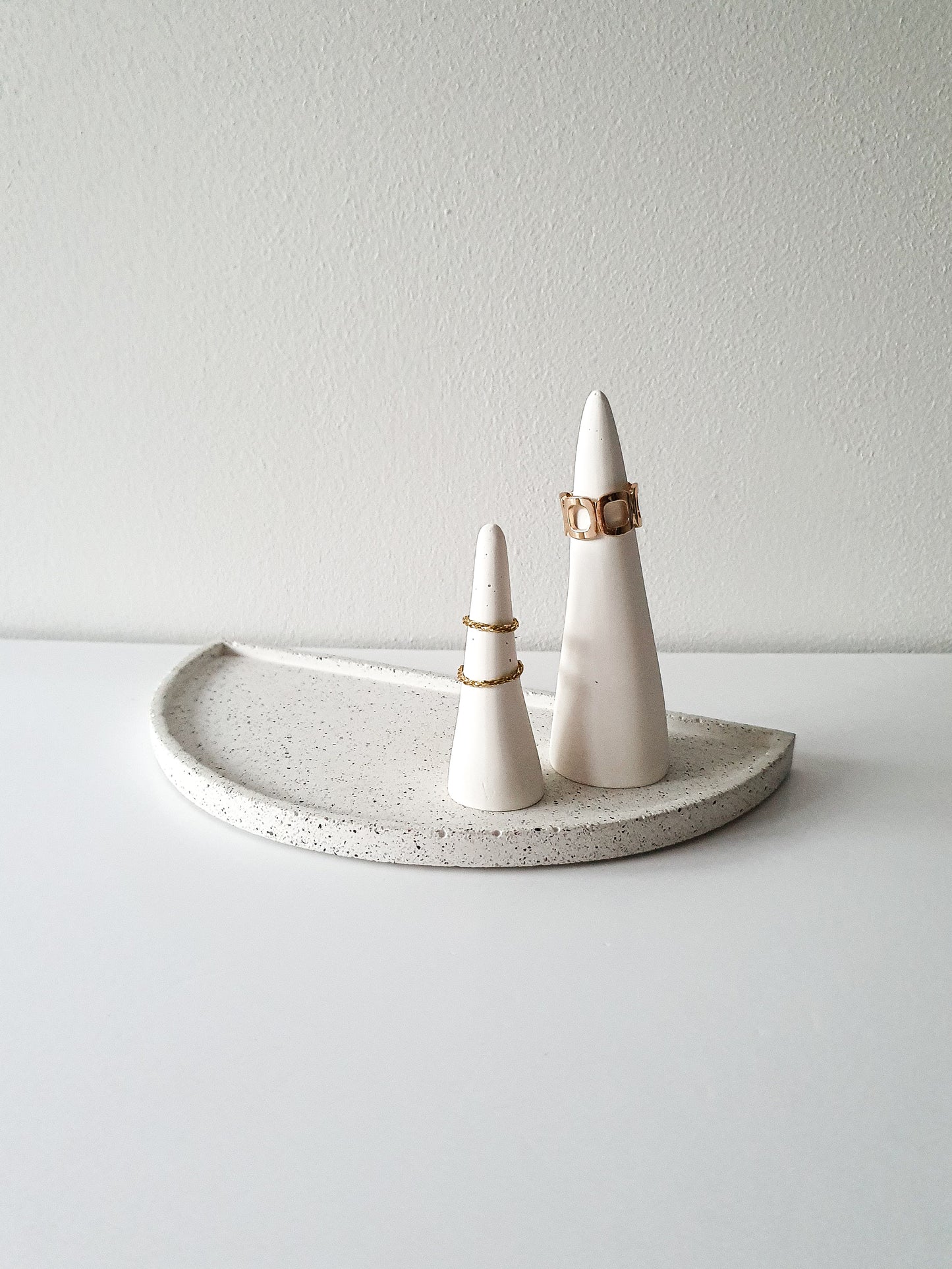 Organic Free Form Ring Cones Set