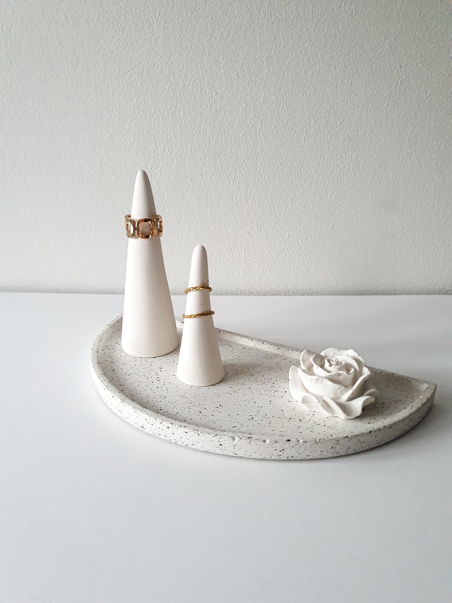 Organic Free Form Ring Cones Set