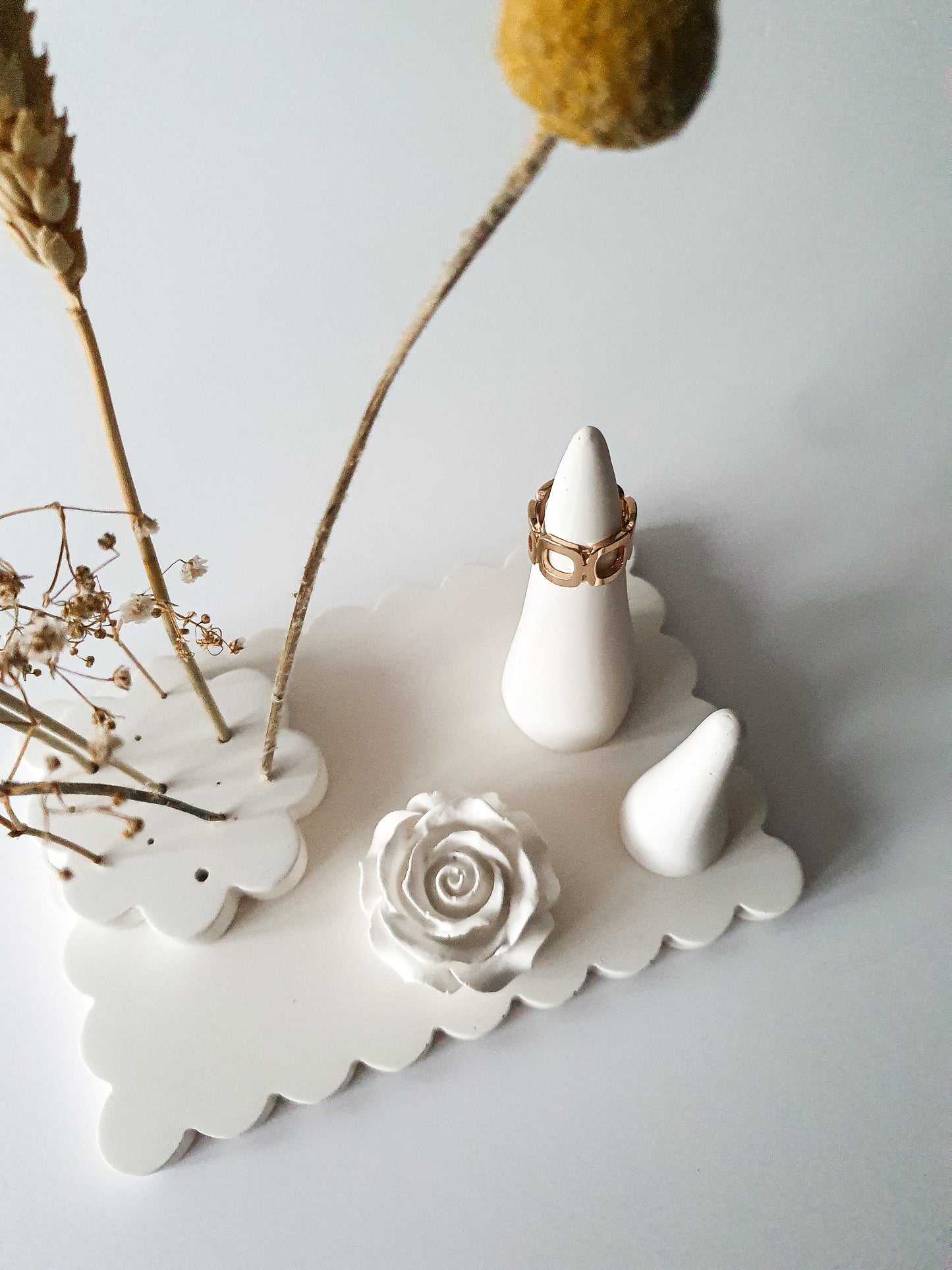 Organic Free Form Ring Cones Set