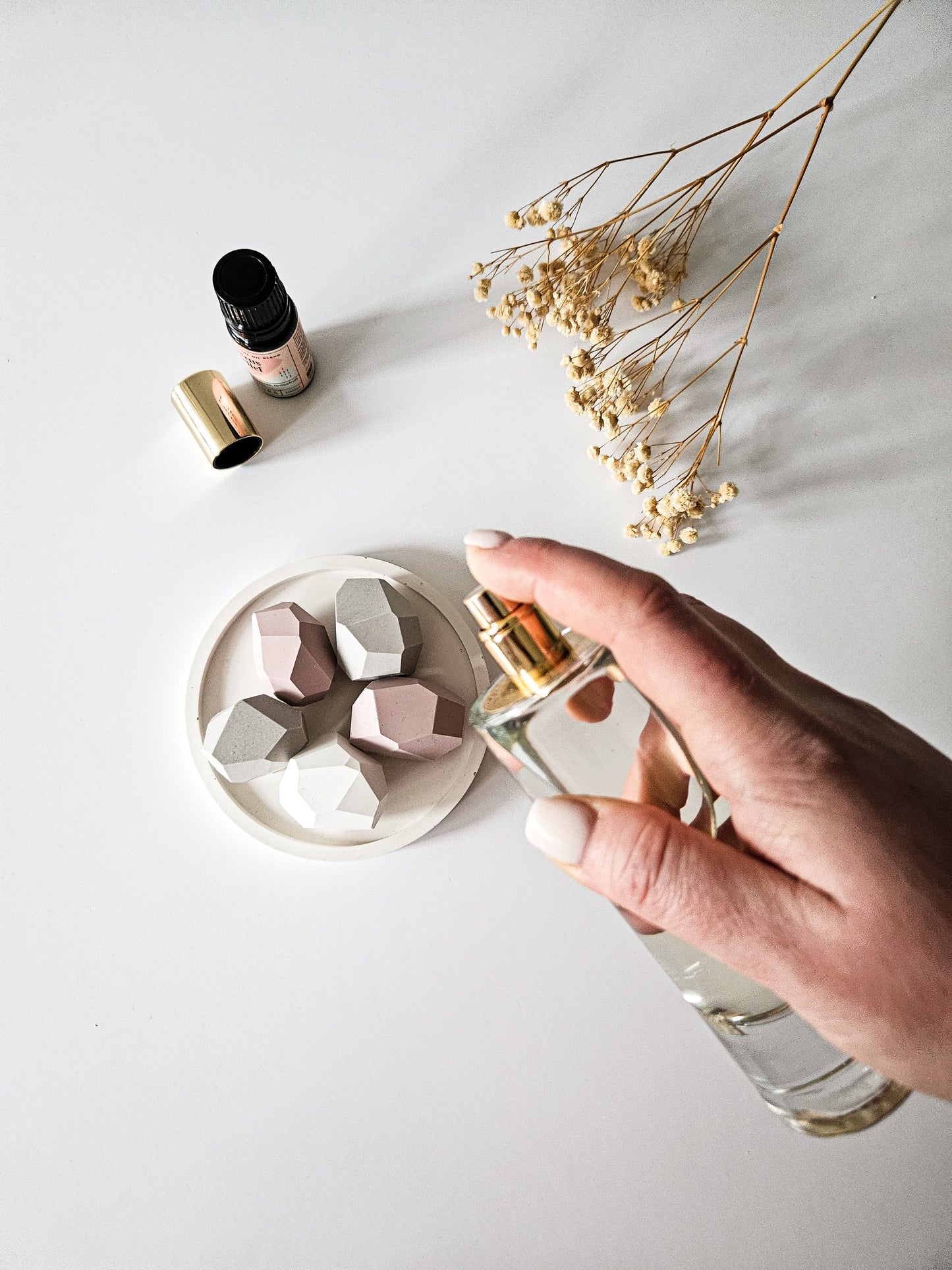 Geometric Stones Essential Oil Diffuser