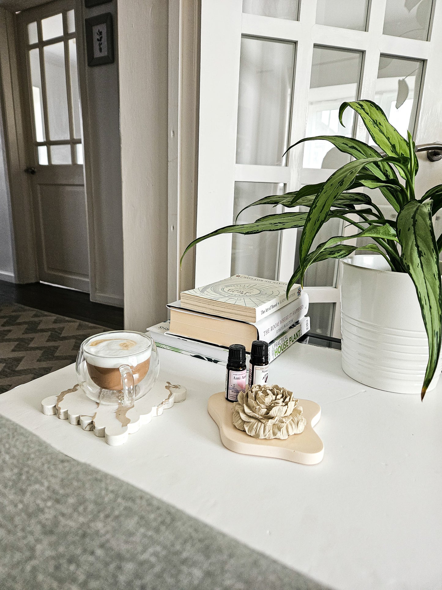 Peony Diffuser and Irregular Coaster Set