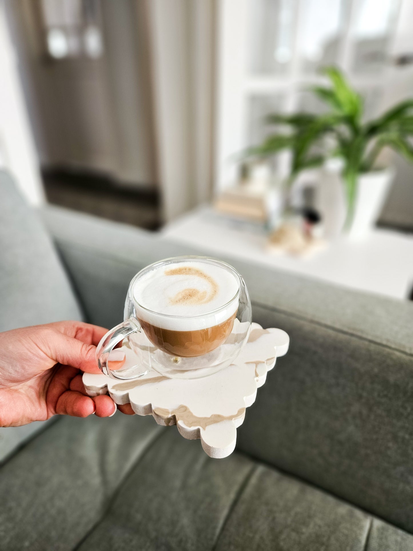 YESOstudio Original Square Scallop Coasters Set
