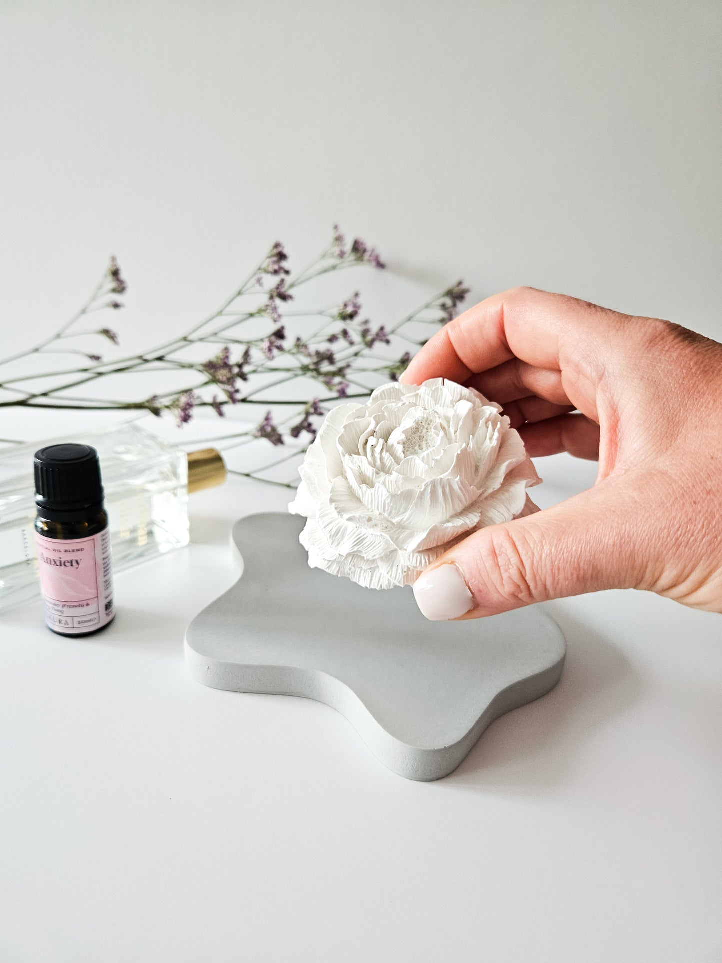 Peony Diffuser and Irregular Coaster Set