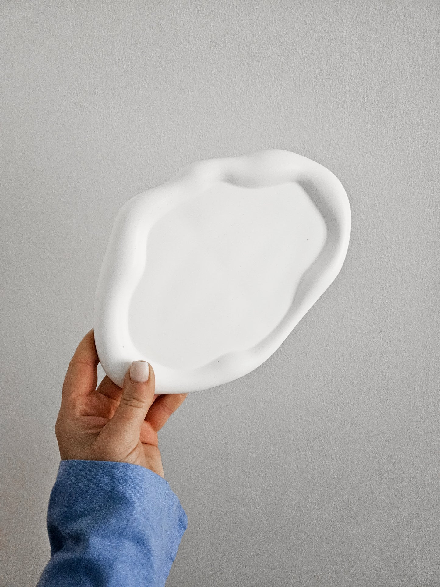 Oval Cloud Stone Tray
