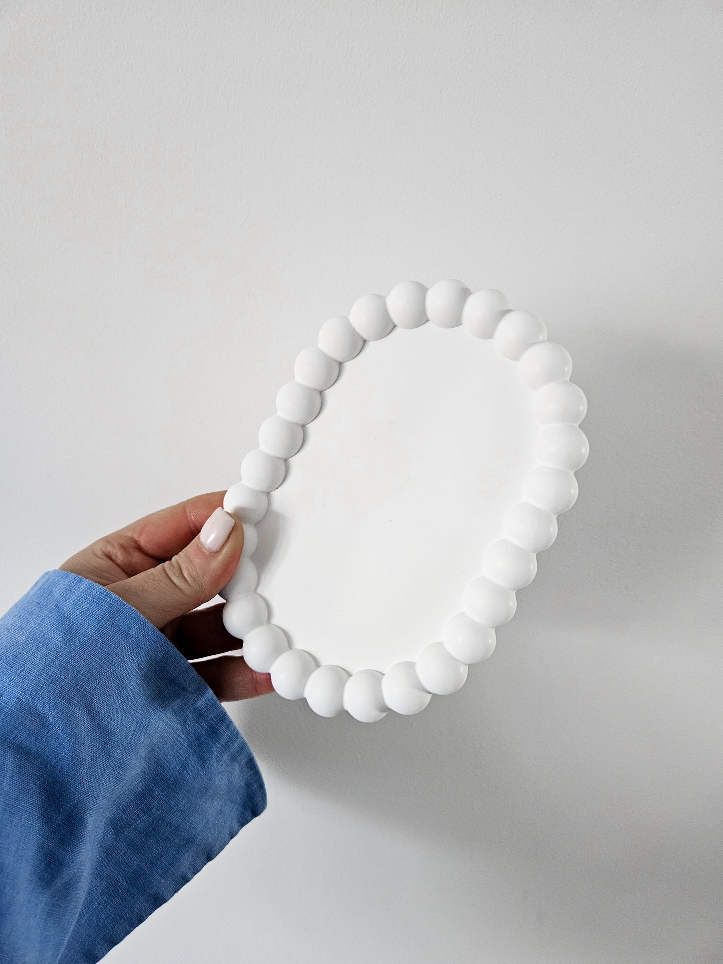 YESOstudio Oval Bubble Stone Trinket Tray