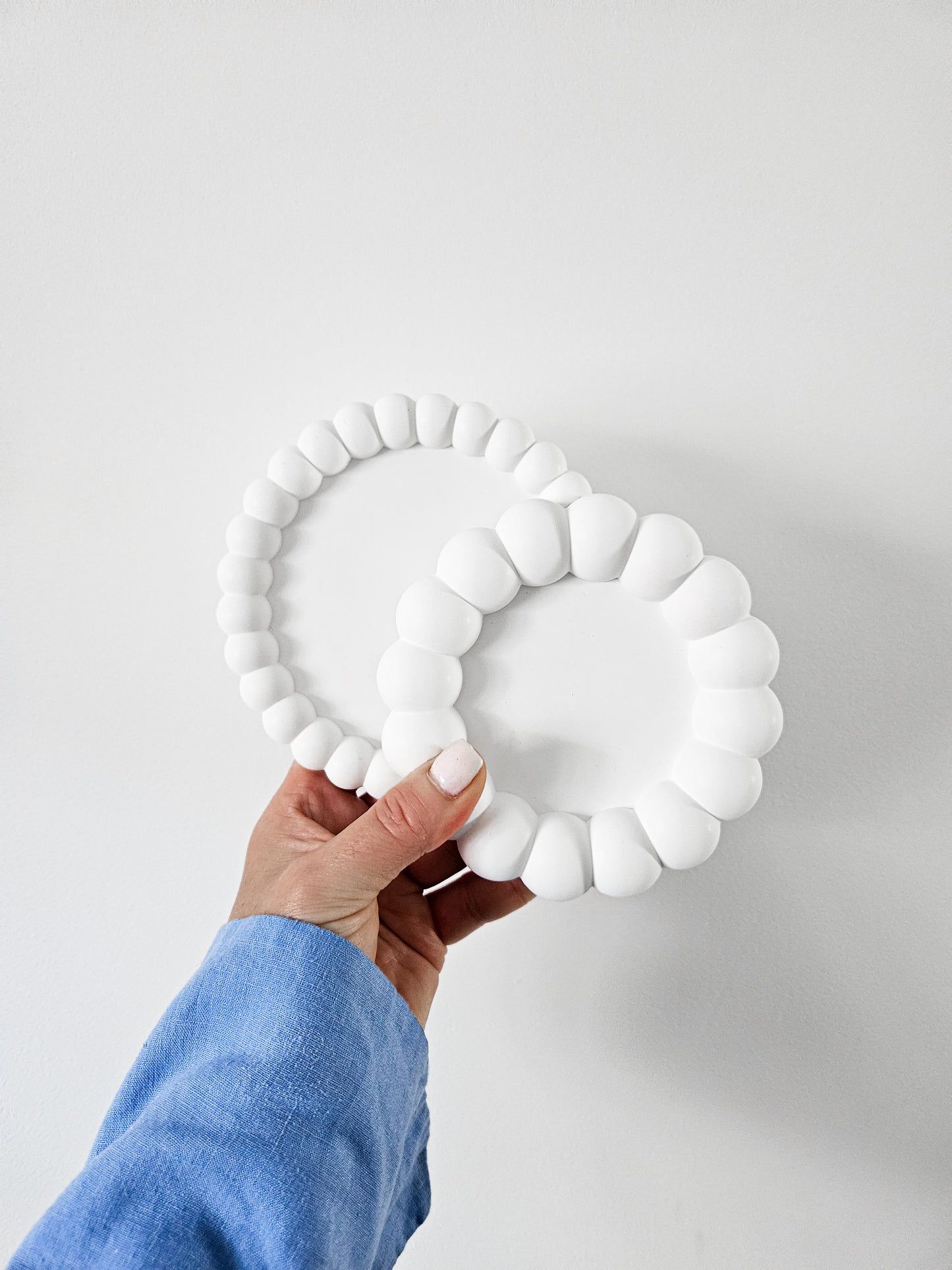 YESOstudio Chunky Round Bubble Trinket Trays