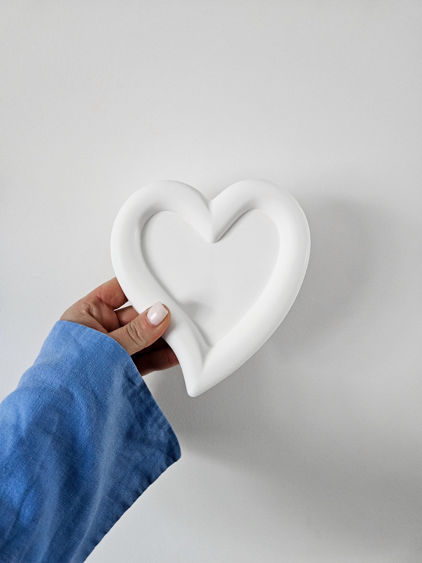YESOstudio Chunky Heart-Shaped Catch-All Tray