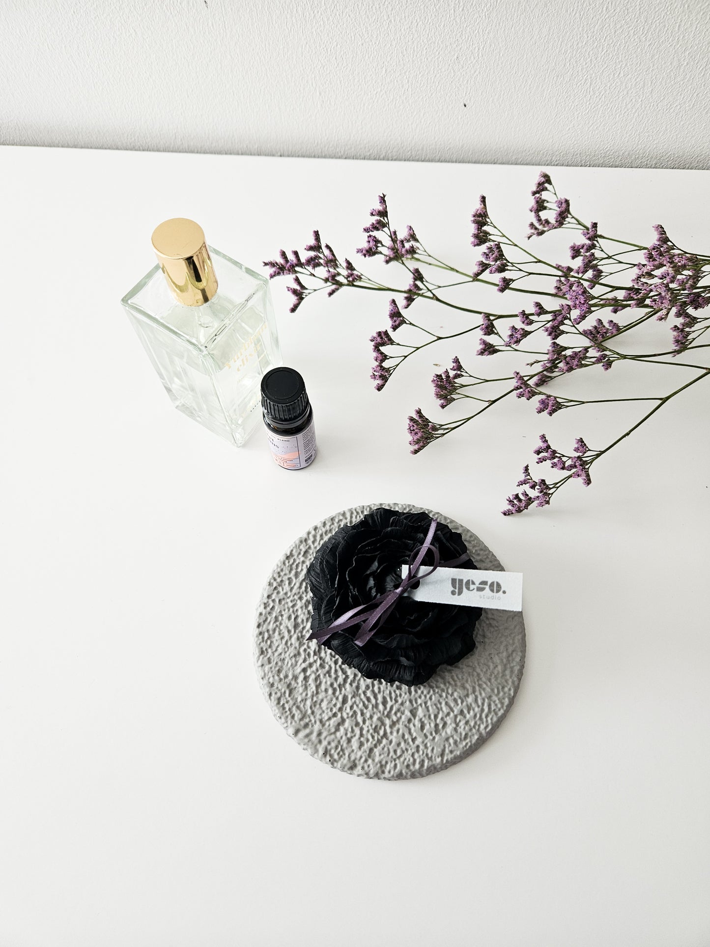 Peony Diffuser and Textured Coaster Set