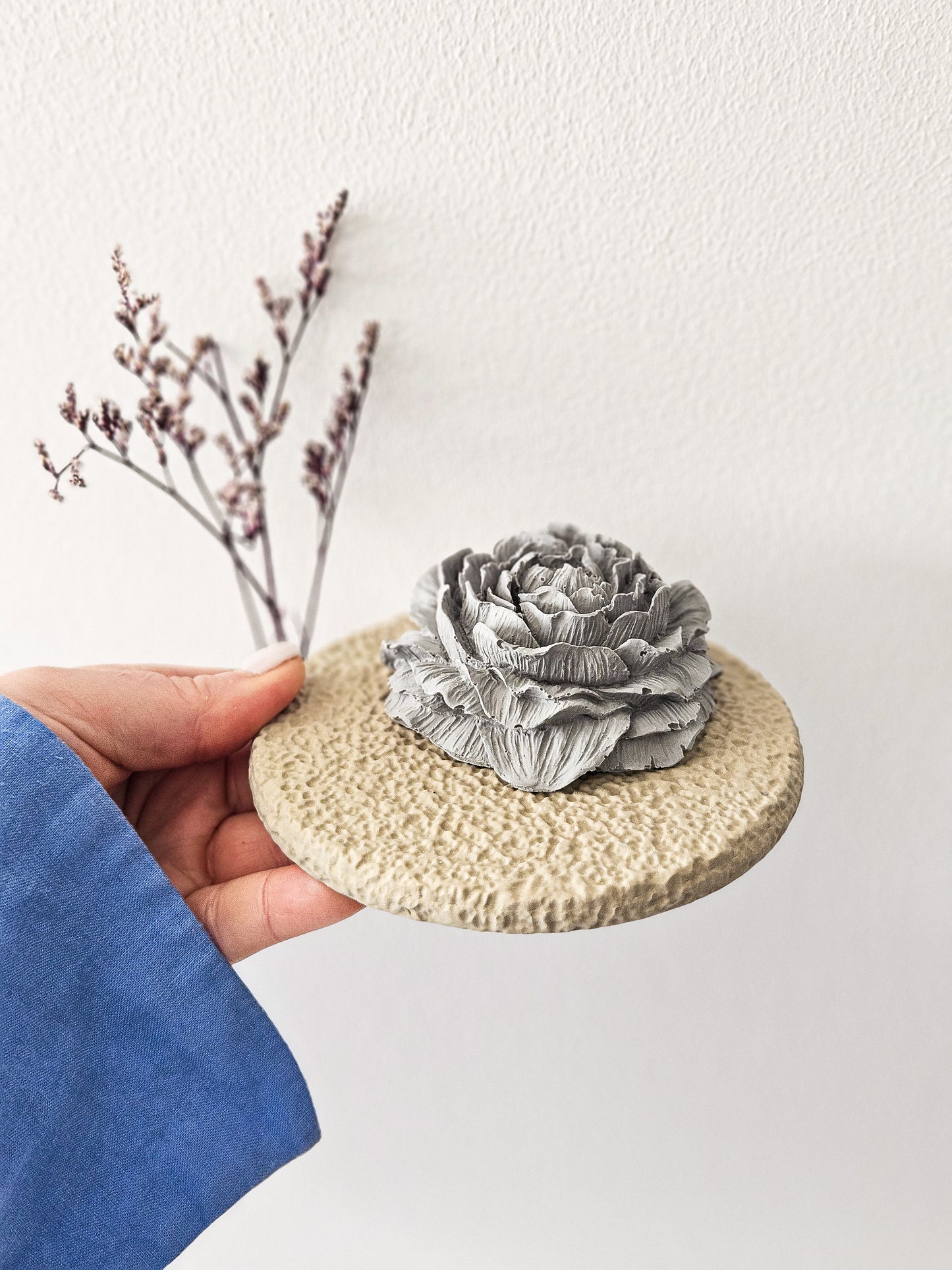 Peony Diffuser and Textured Coaster Set