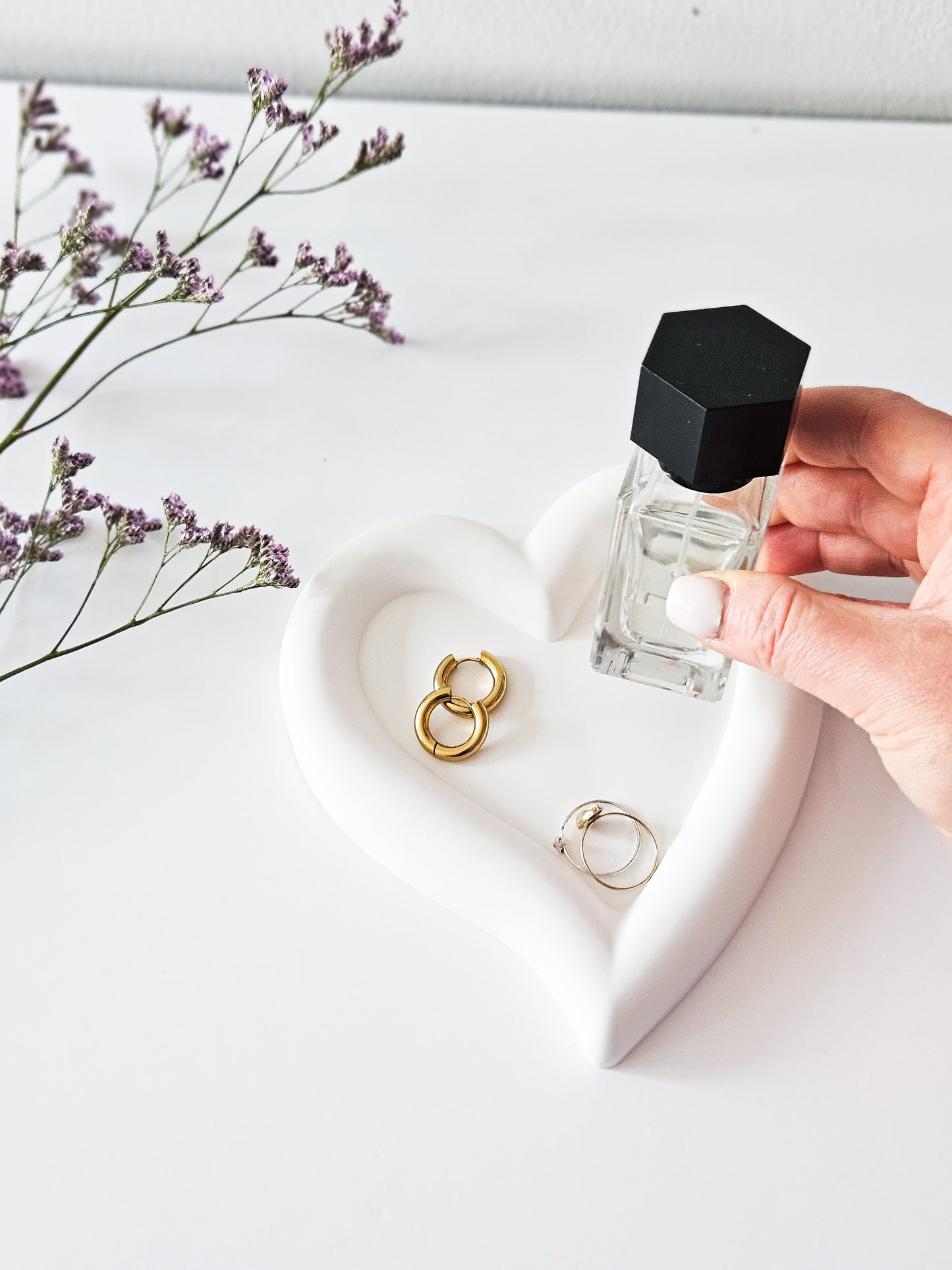 YESOstudio Chunky Heart-Shaped Trinket Tray