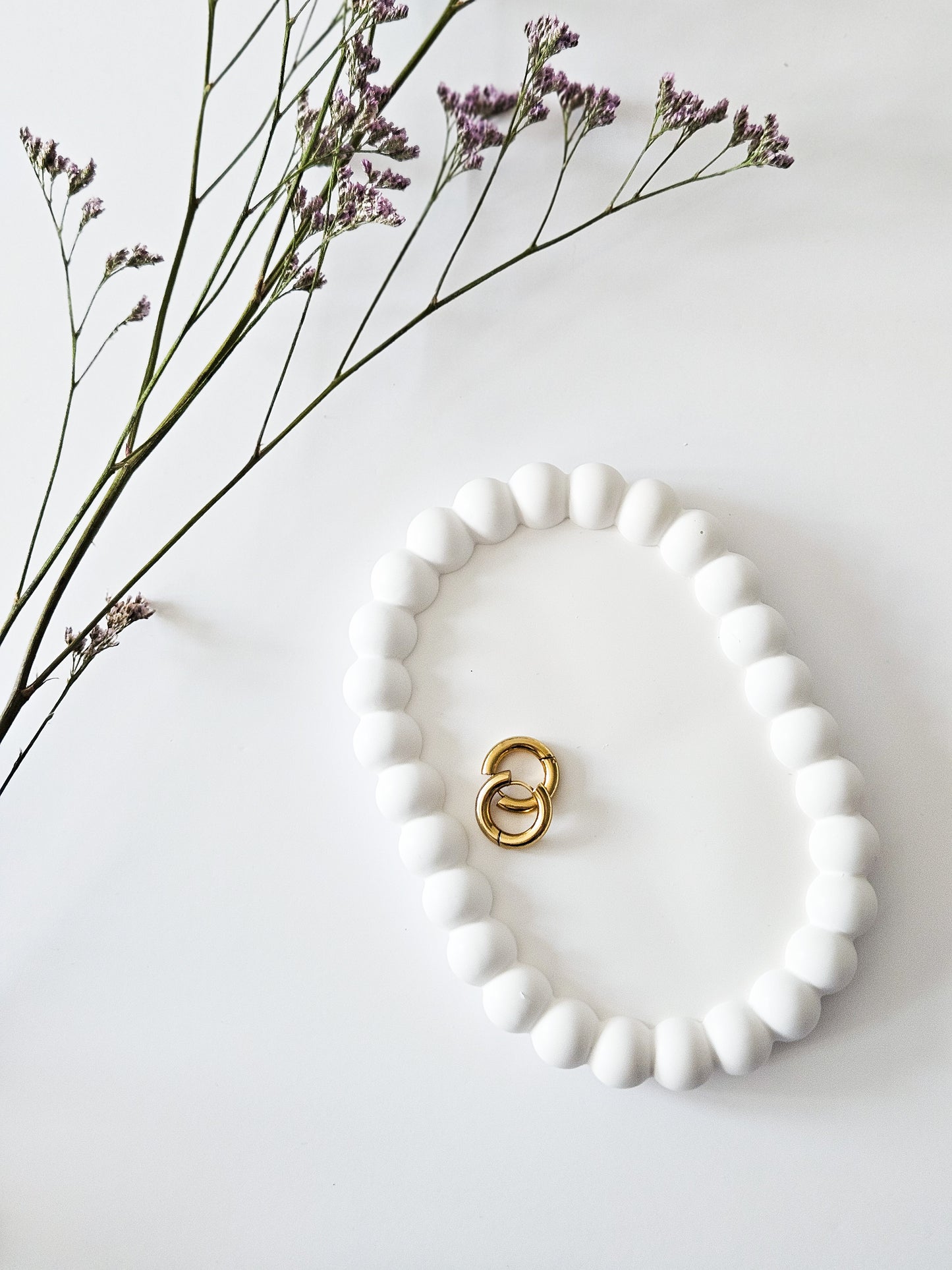 YESOstudio Oval Bubble Jewellery Stone Tray