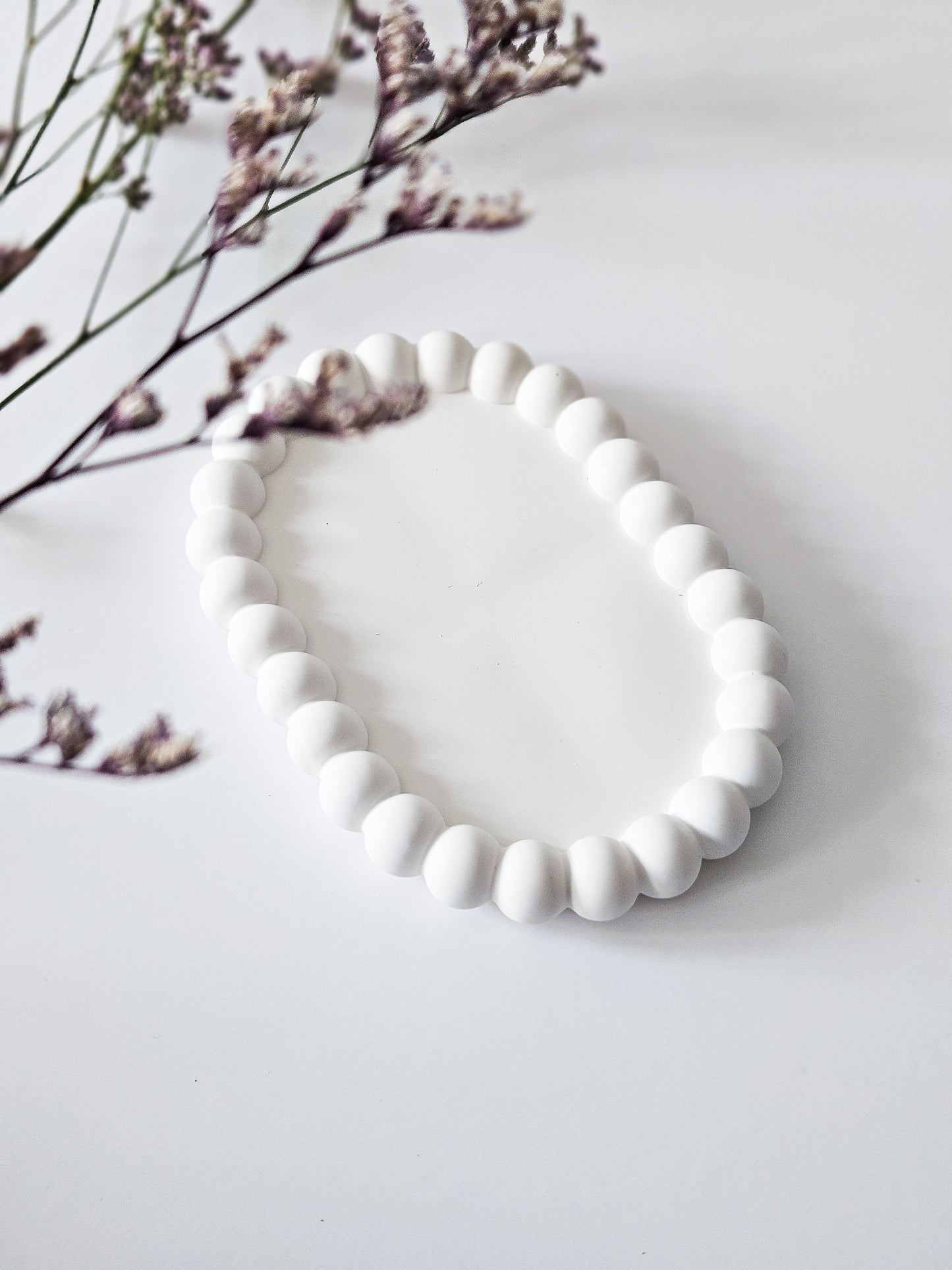 YESOstudio Oval Bubble Stone Trinket Tray