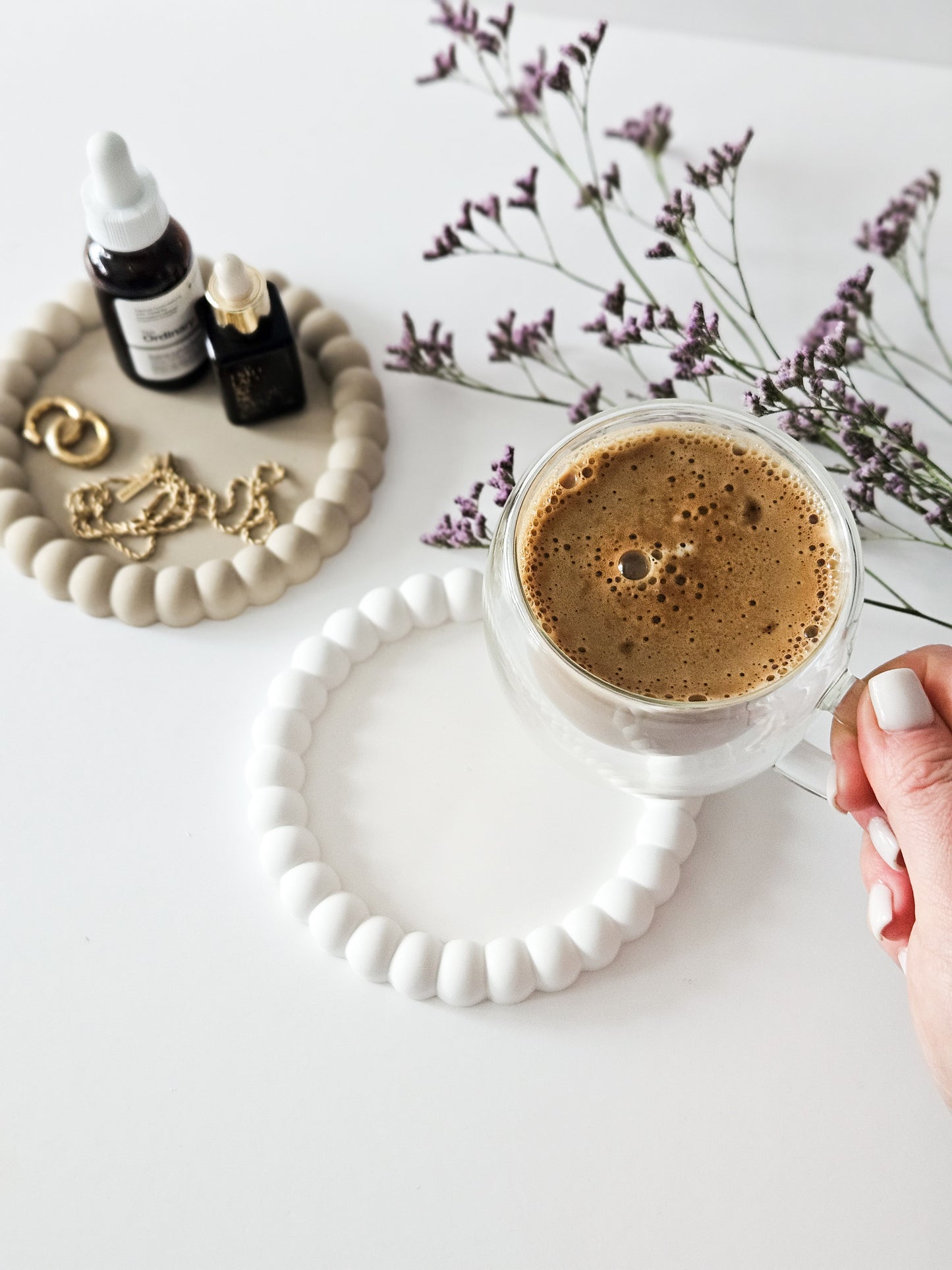 Round Bubble Trinket Tray