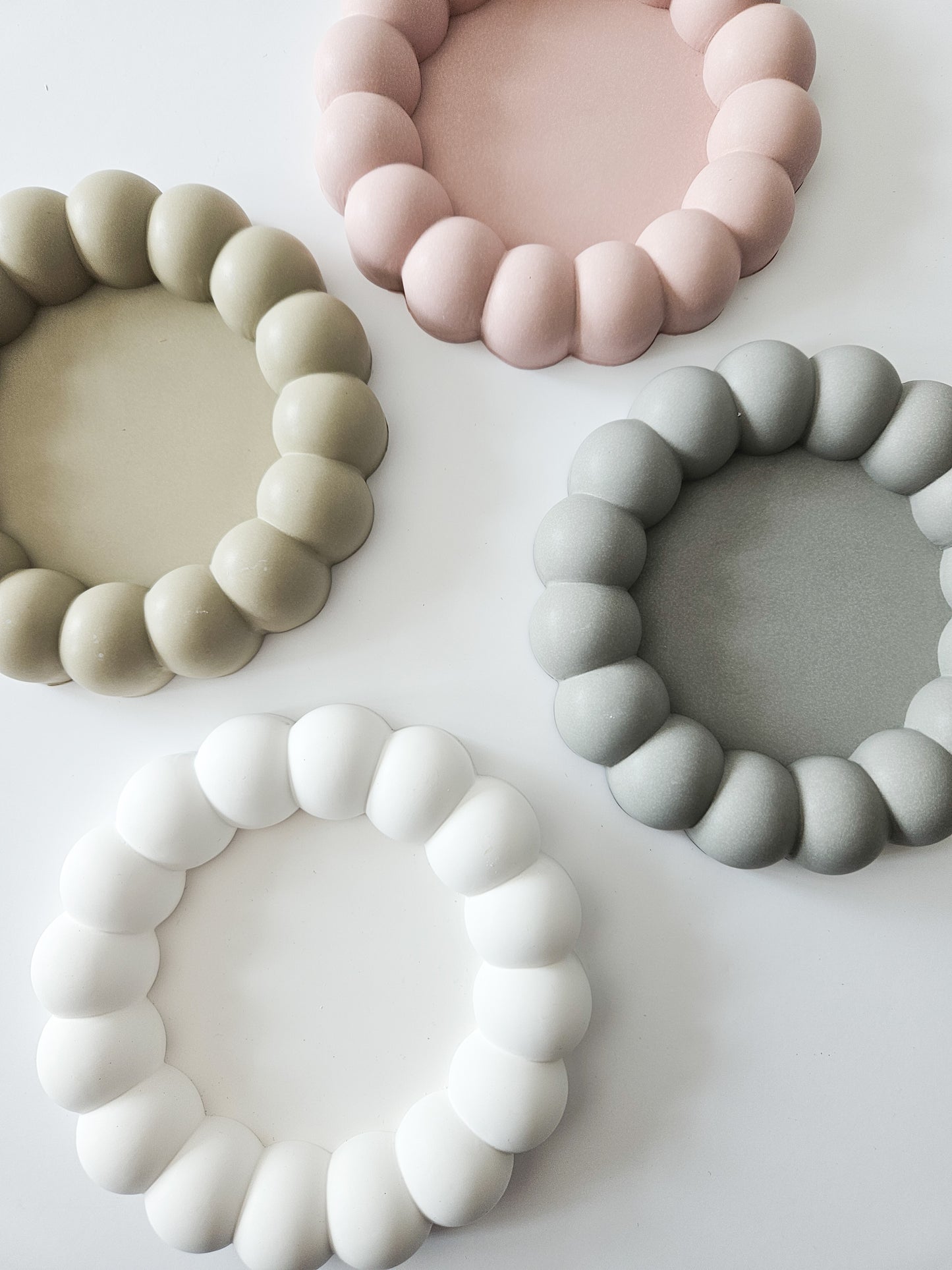 YESOstudio Chunky Round Bubble Trinket Trays