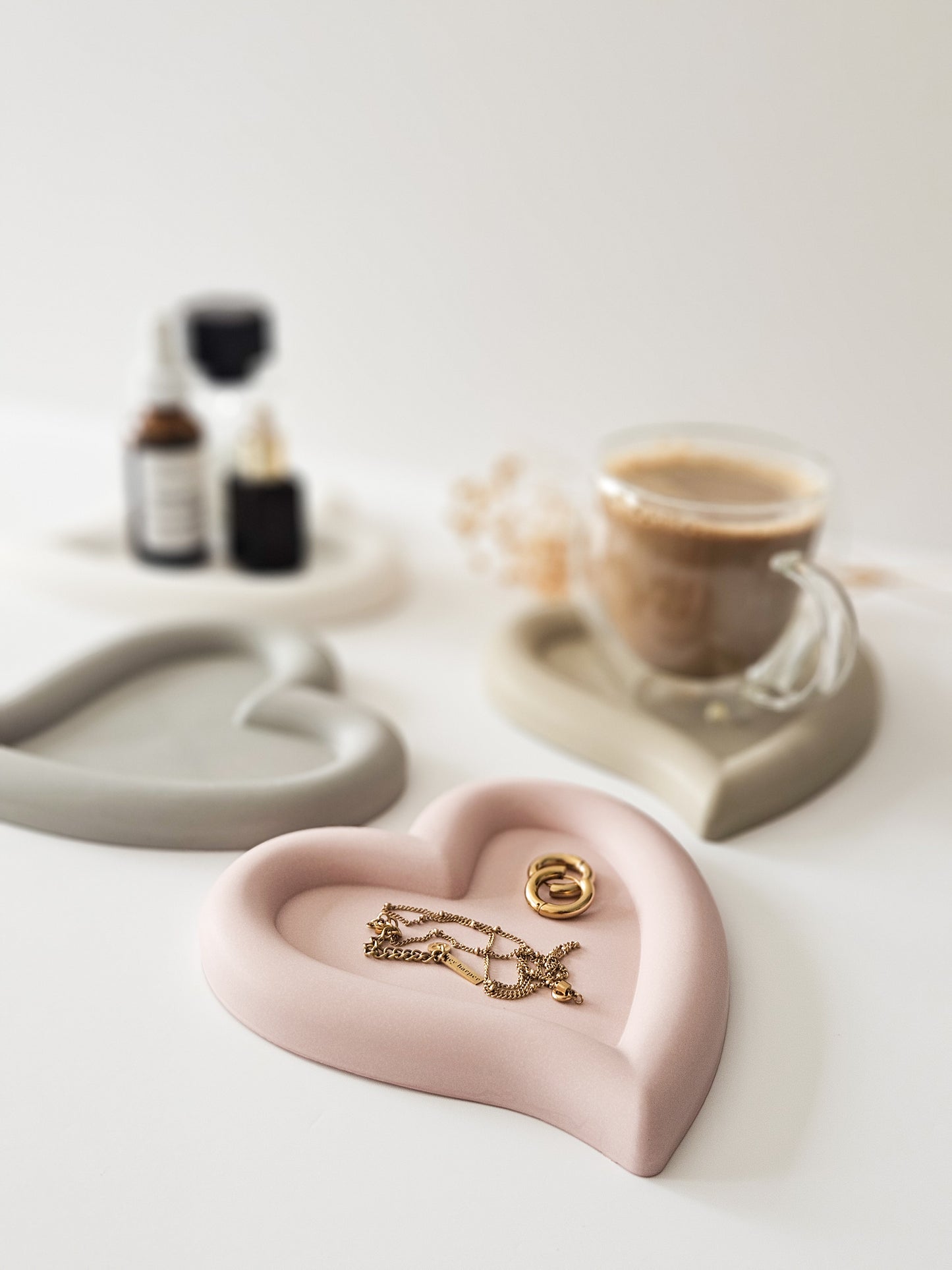 YESOstudio Chunky Heart-Shaped Catch-All Tray