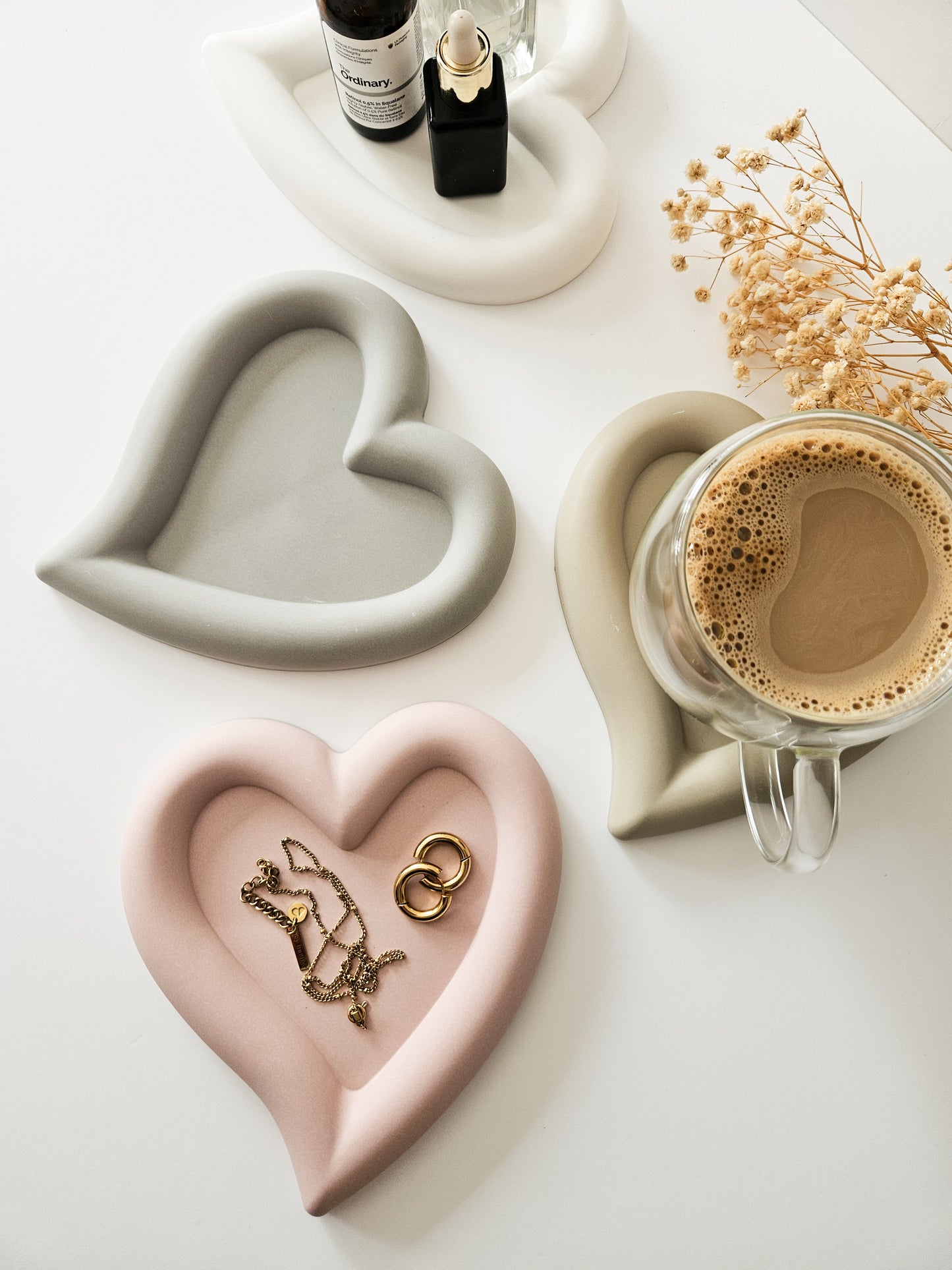 YESOstudio Chunky Heart-Shaped Catch-All Tray