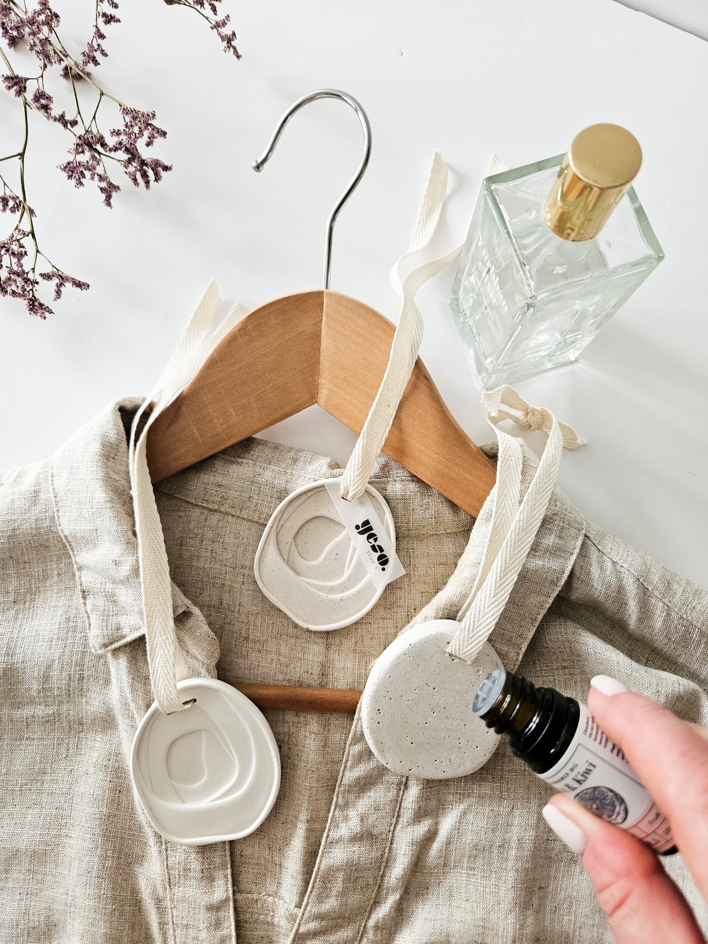 Swirl Aroma Stone Tag