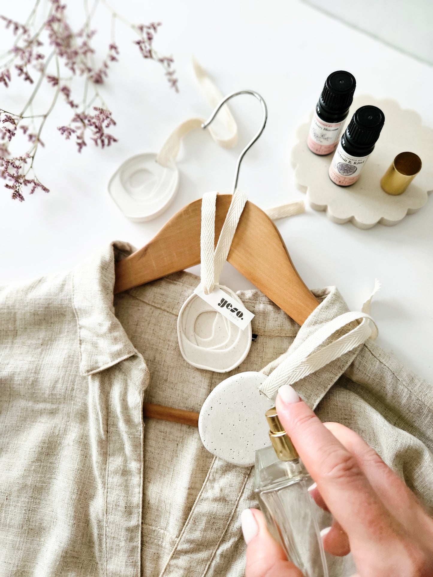 Swirl Aroma Stone Tag