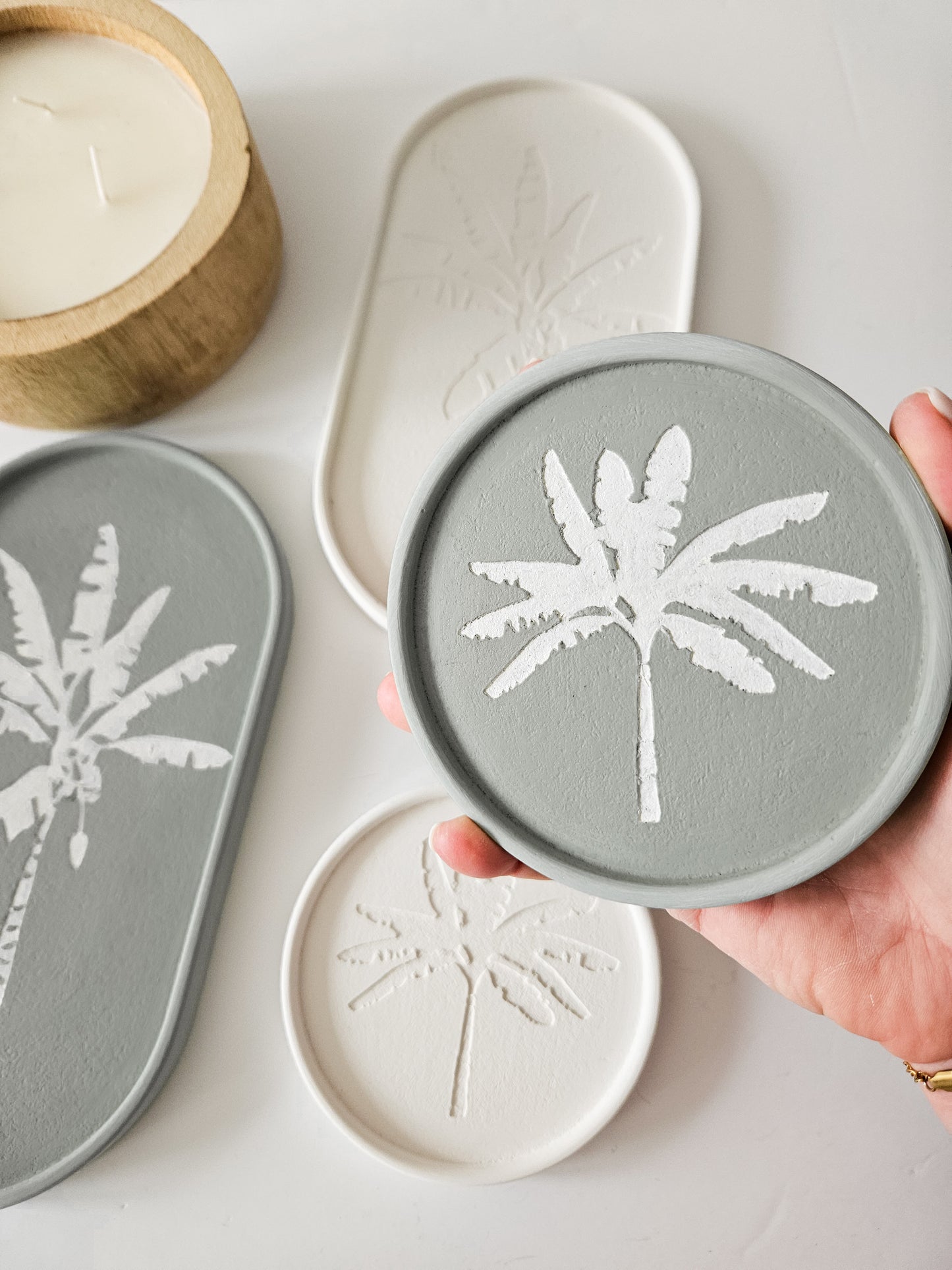 Tropical Palm Tree Coasters