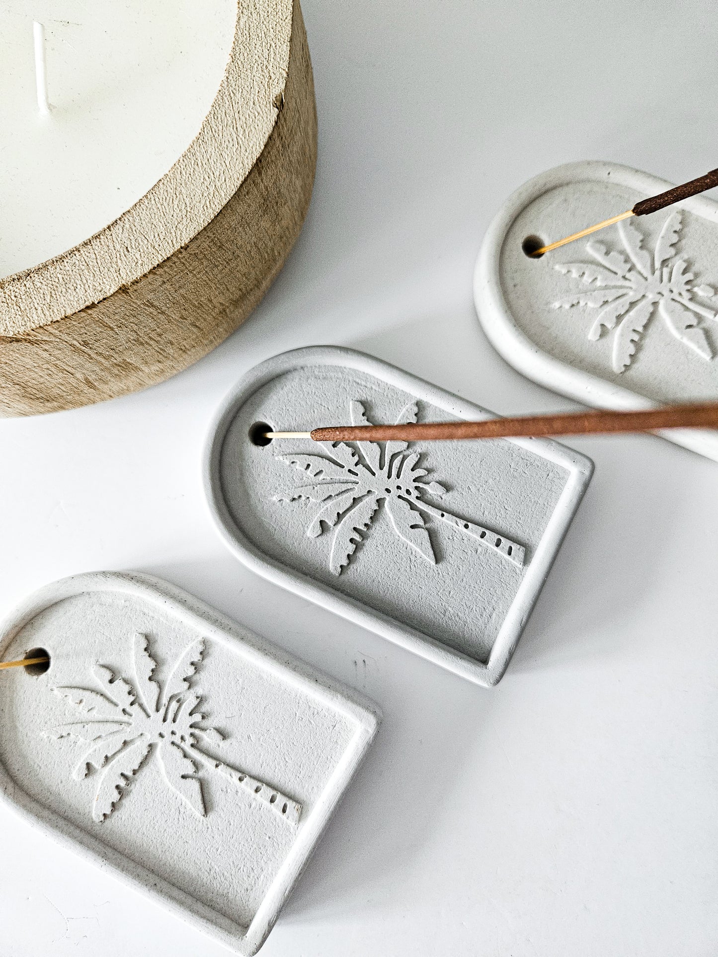Tropical Palm Tree Incense Holder