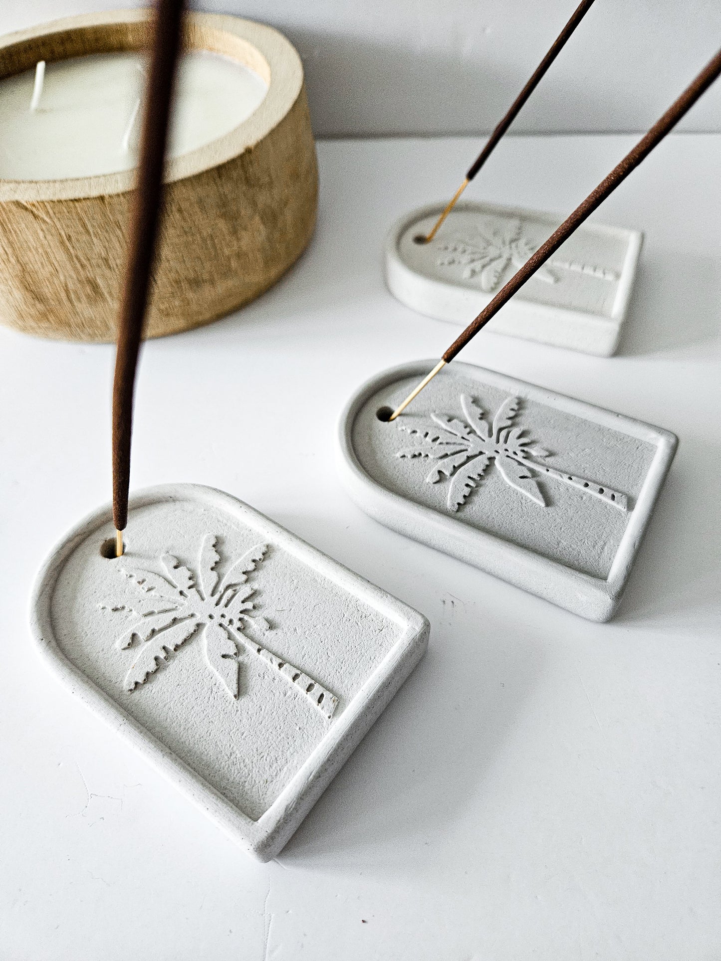Tropical Palm Tree Incense Holder