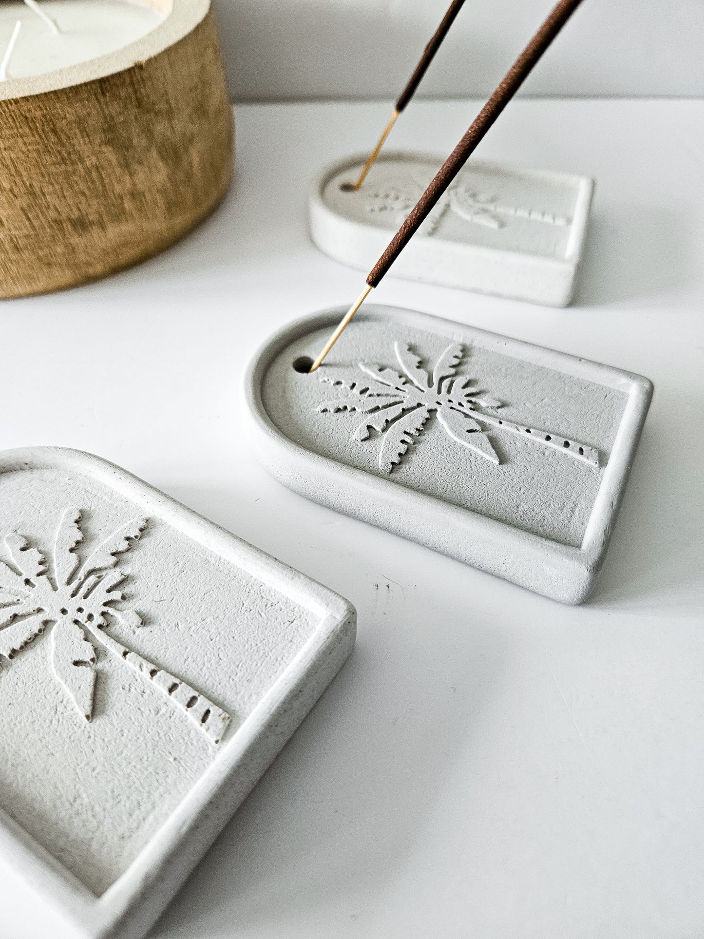 Tropical Palm Tree Incense Holder