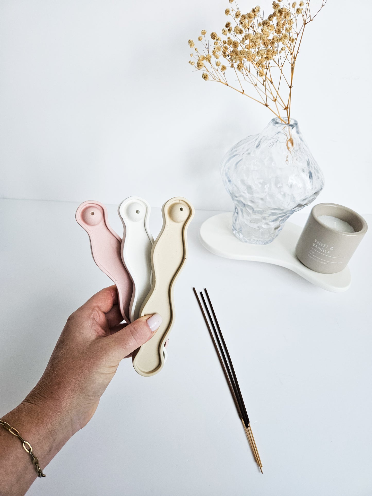 Wavy Incense Holder