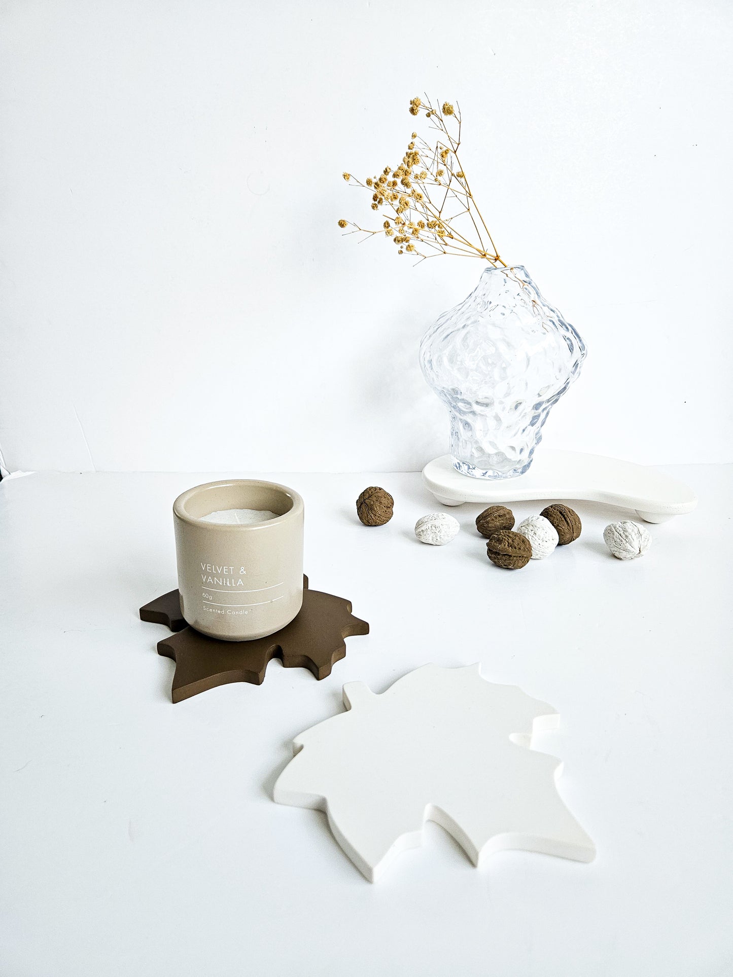 Maple Leaf Drink Coasters Set of 2