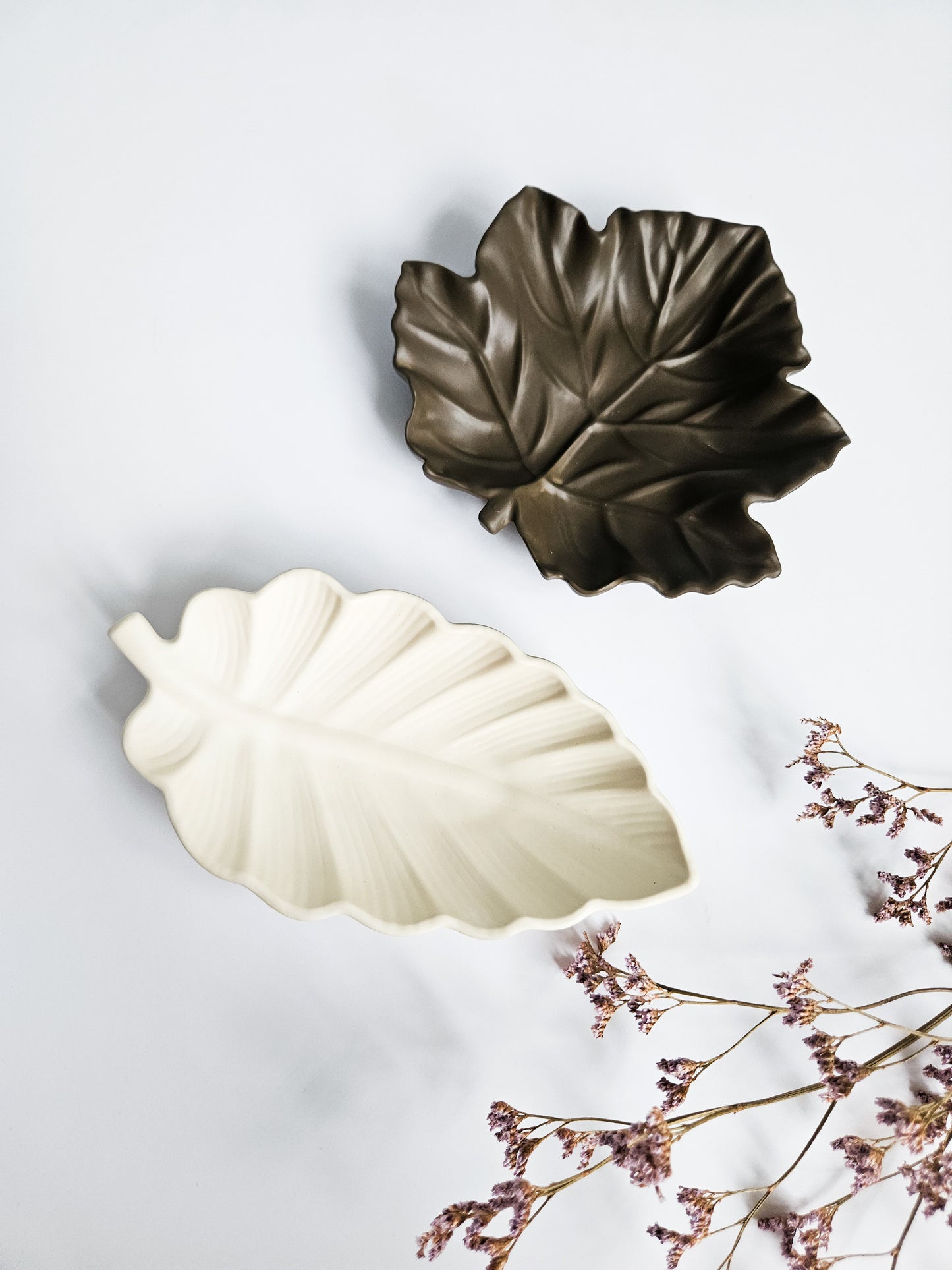 Sweet Chestnut Leaf Trinket Dish