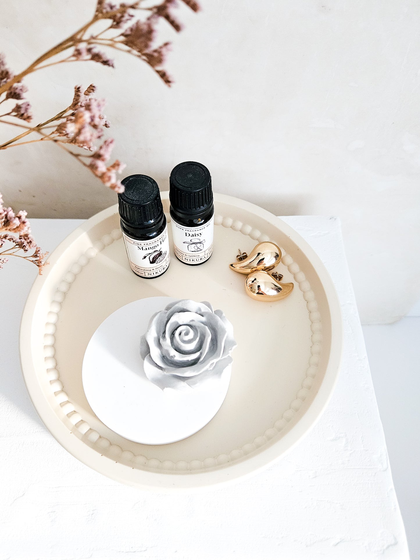 Petit Rose flower diffuser set