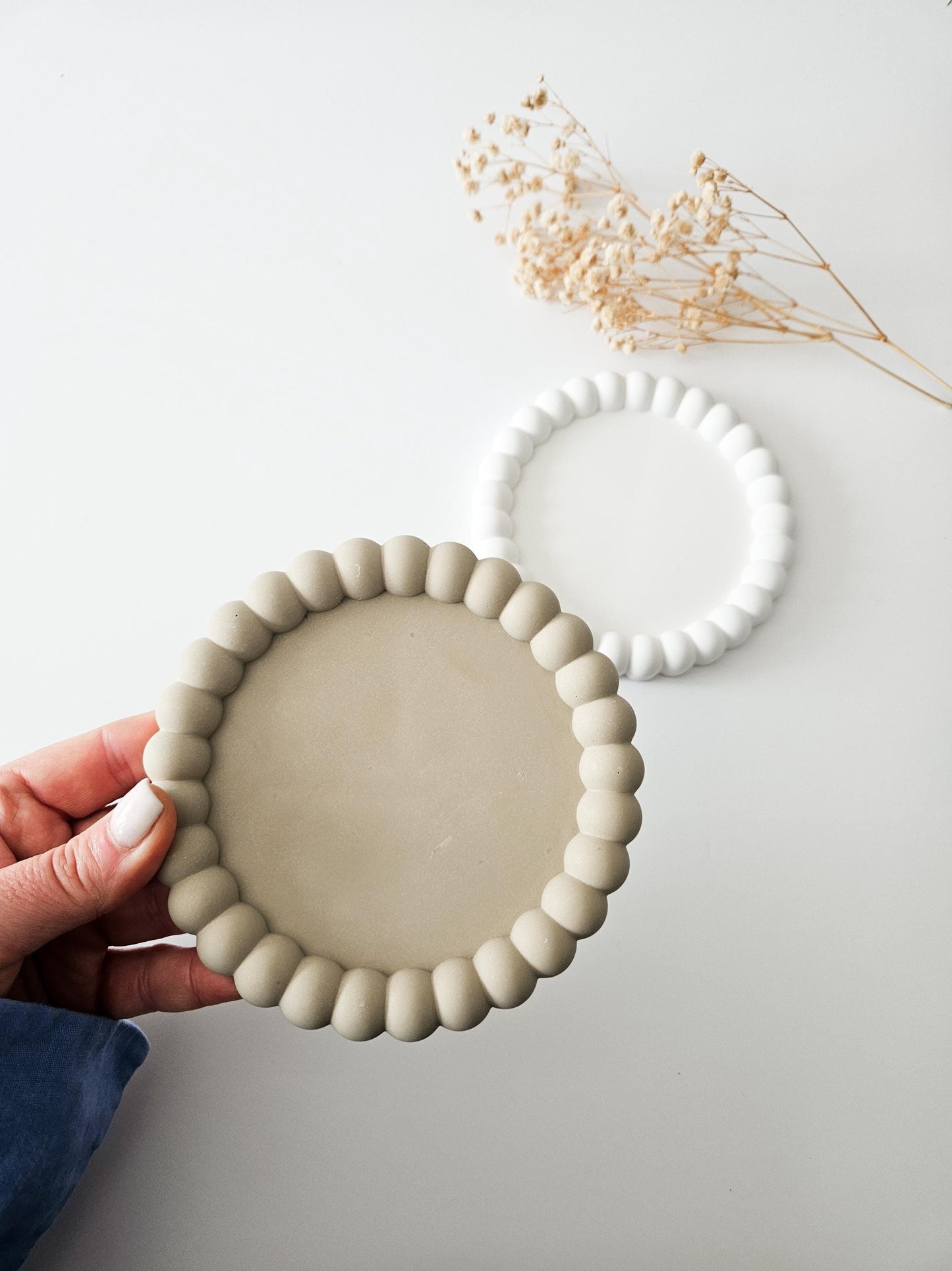 YESOstudio Round Bubble-Shaped Coasters