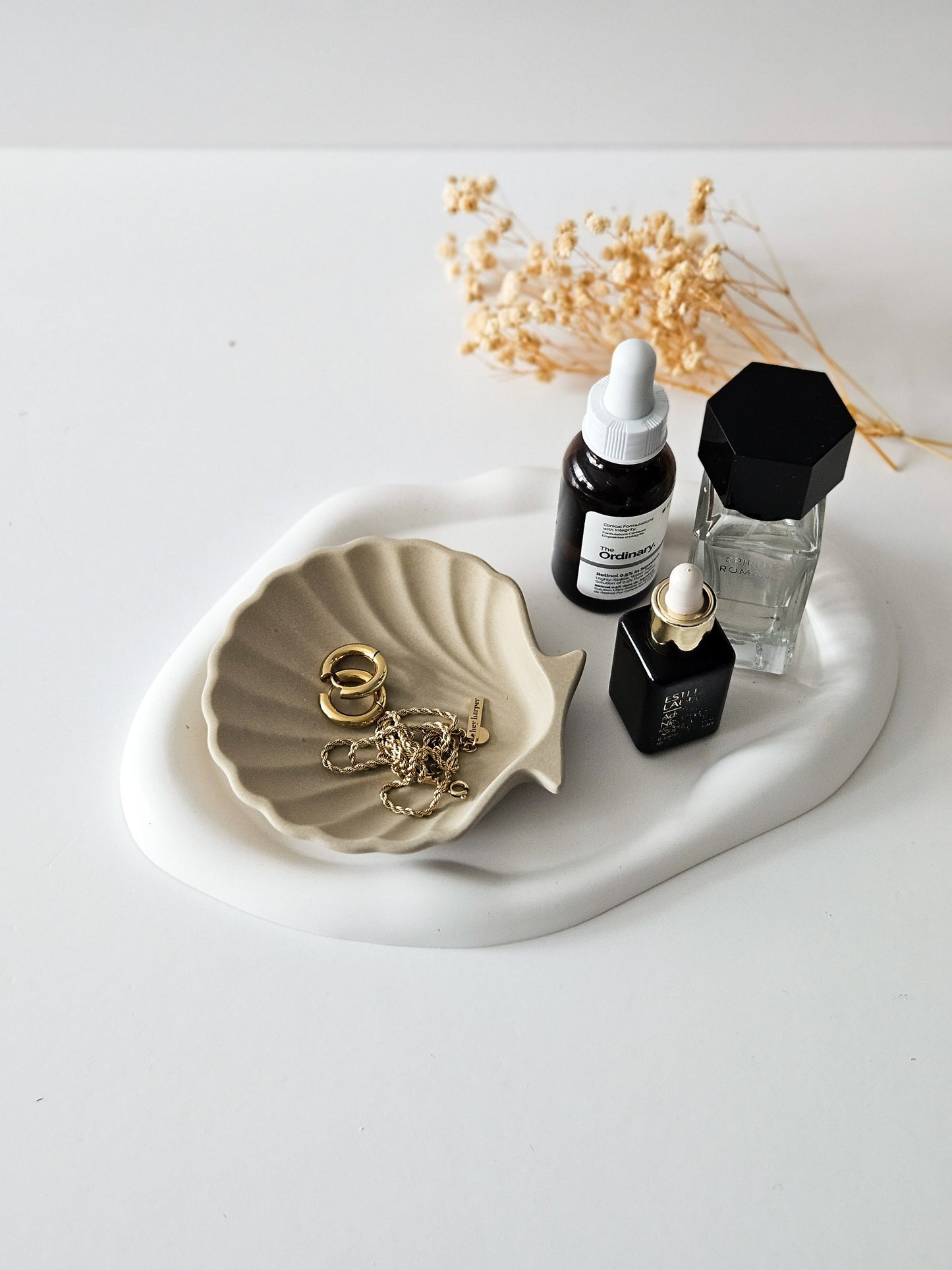 YESOstudio Oval Cloud Stone Tray