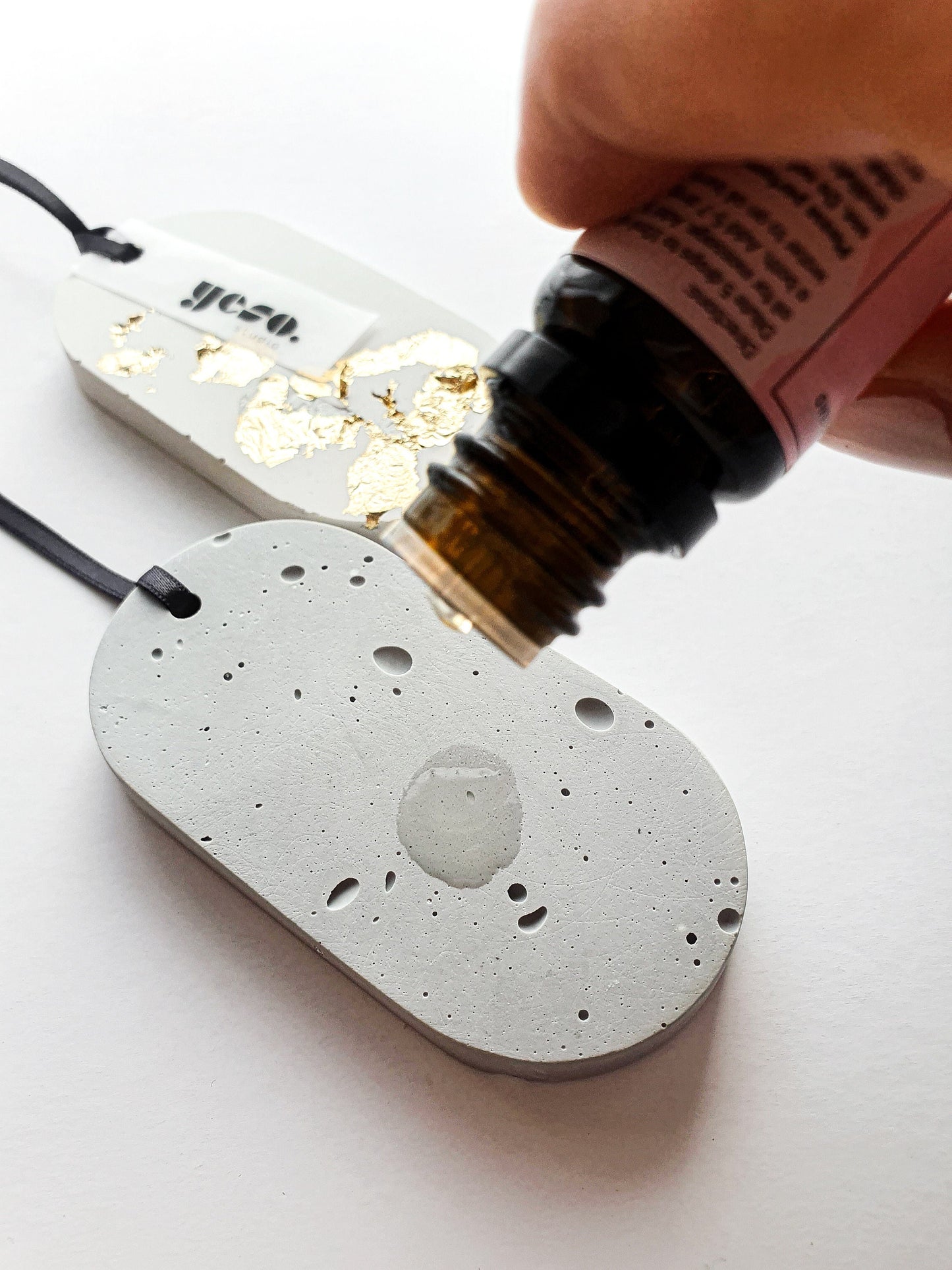 YESOstudio Handcrafted Aroma Stone Tag Essential Oil Diffusers