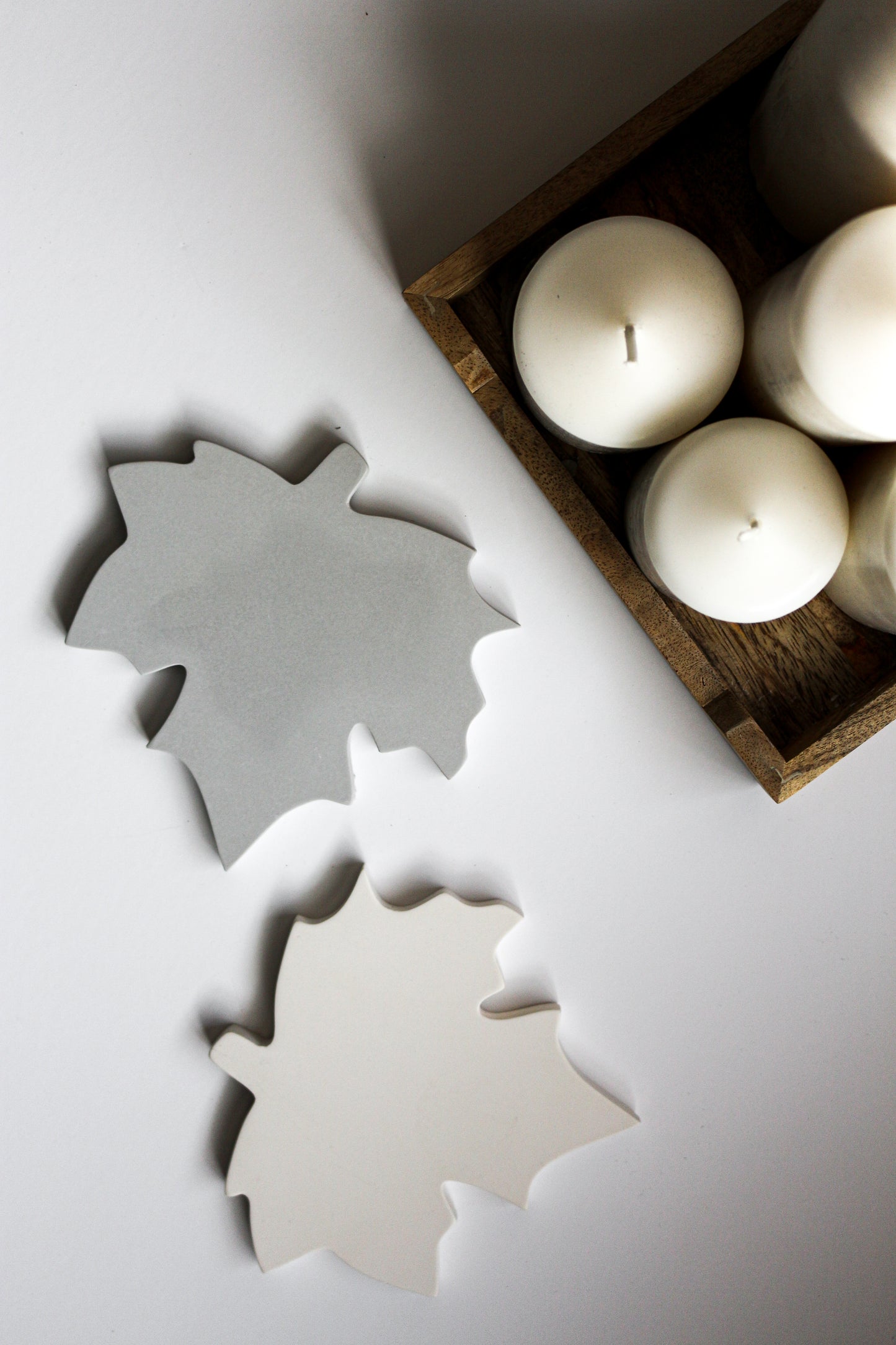 Maple Leaf Drink Coasters Set of 2