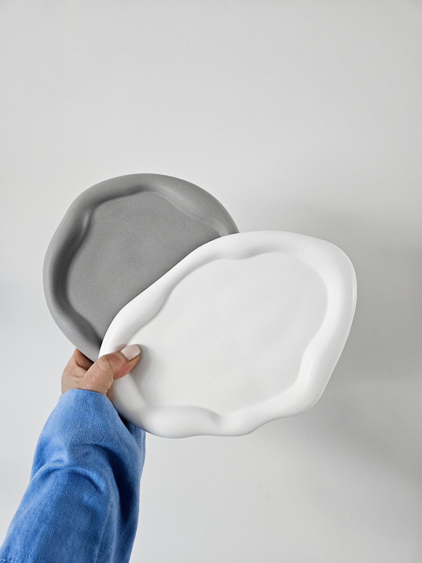 YESOstudio Oval Cloud Stone Trays