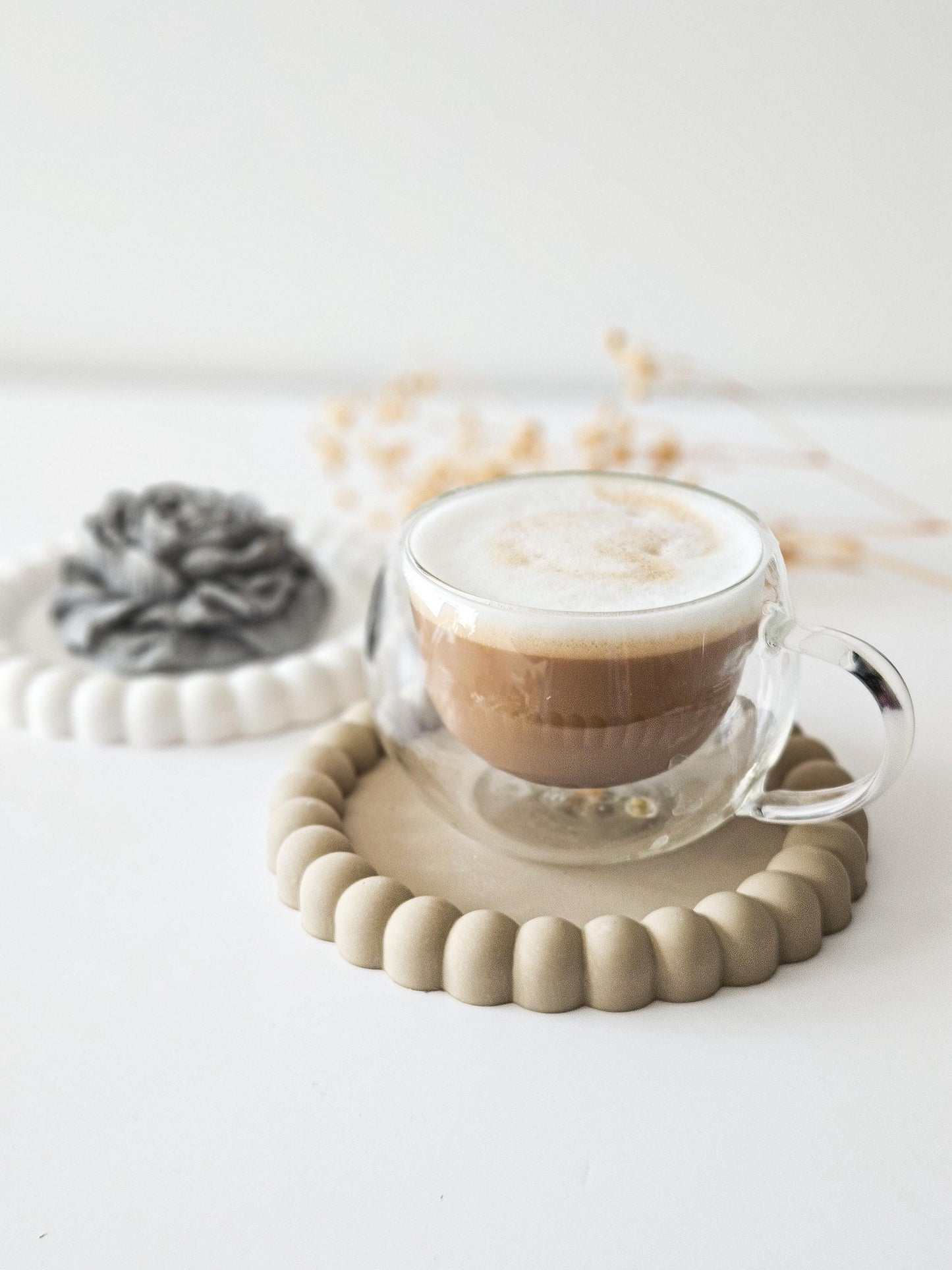 YESOstudio Round Bubble-Shaped Coasters