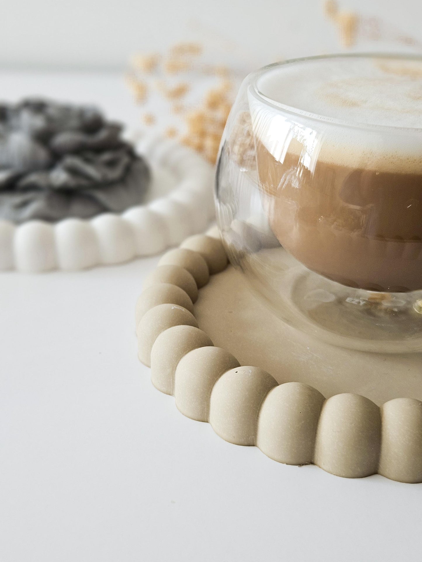 YESOstudio Round Bubble-Shaped Coasters