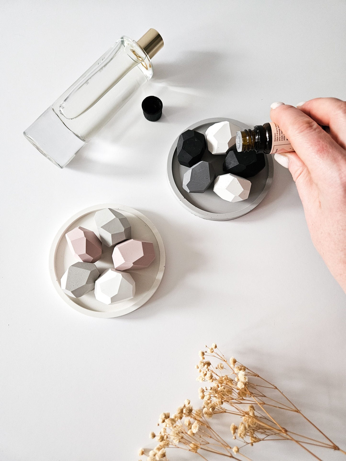 Geometric Stones Essential Oil Diffuser Set