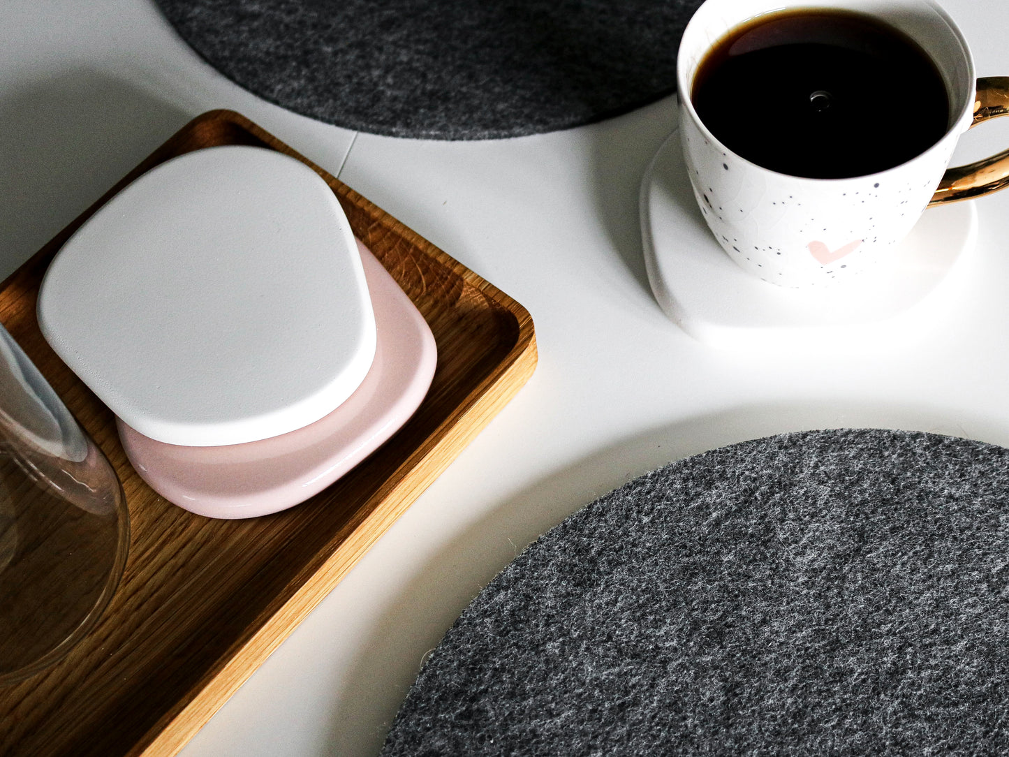 YESOstudio Original Pebble-Shaped Coaster