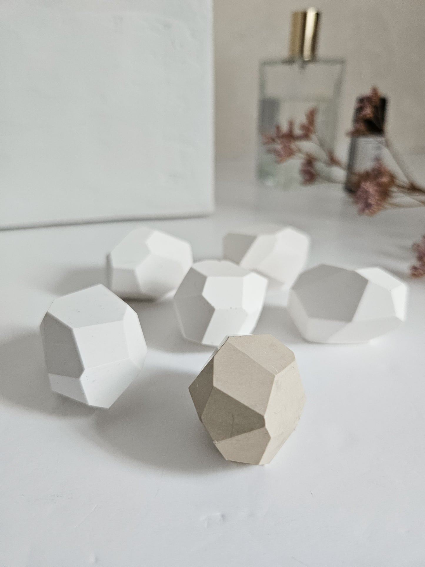 sculptural scent stones