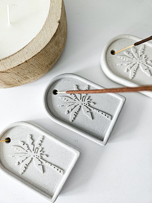 Tropical Palm Tree Incense Holder